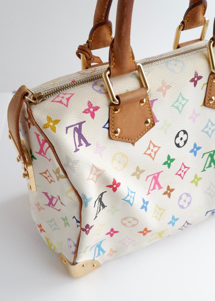 Authentic Preowned Louis Vuitton Monogram Multi-Color Speedy 30 Bag