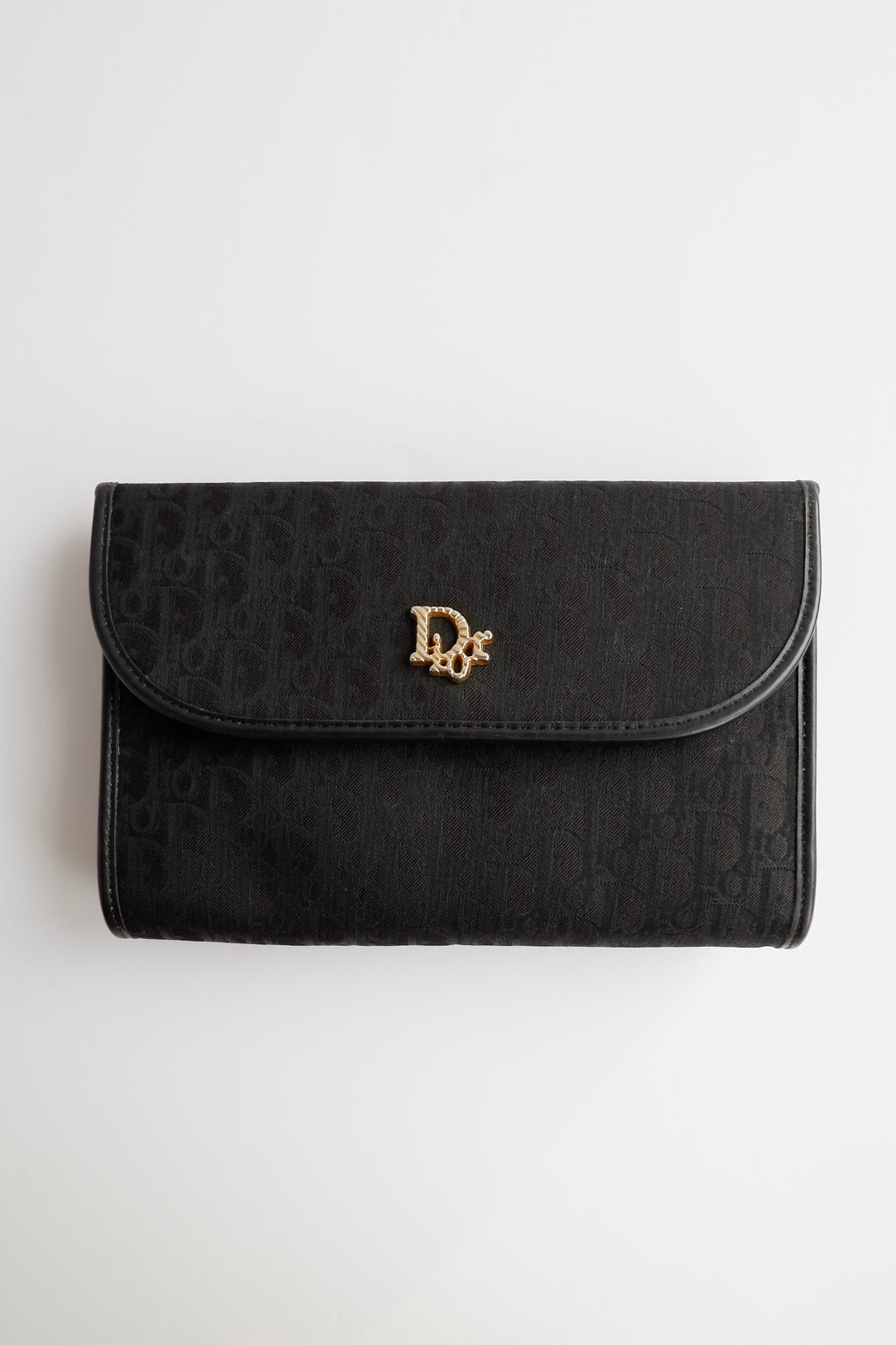 Sac bandoulière vintage Dior Trotter noir chaîne d'occasion Authenti