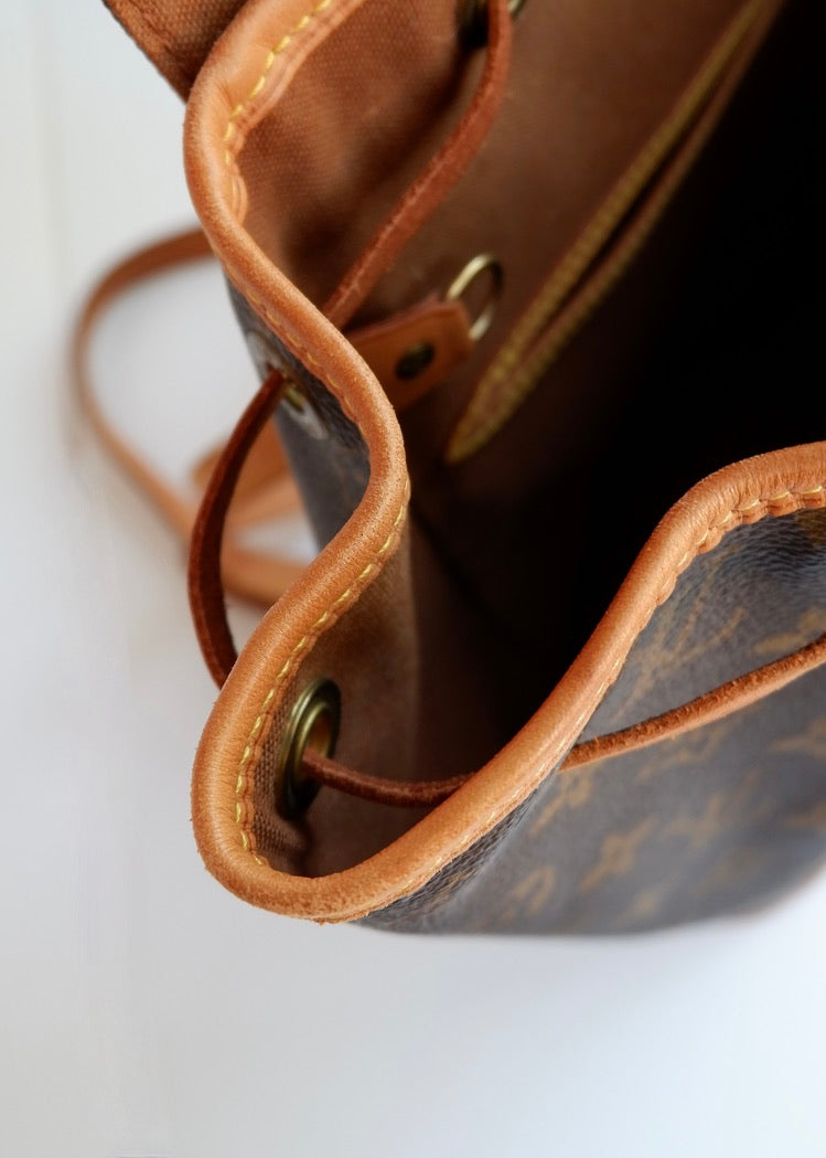 Preowned Vintage Louis Vuitton Monogram Montsouris MM Backpack
