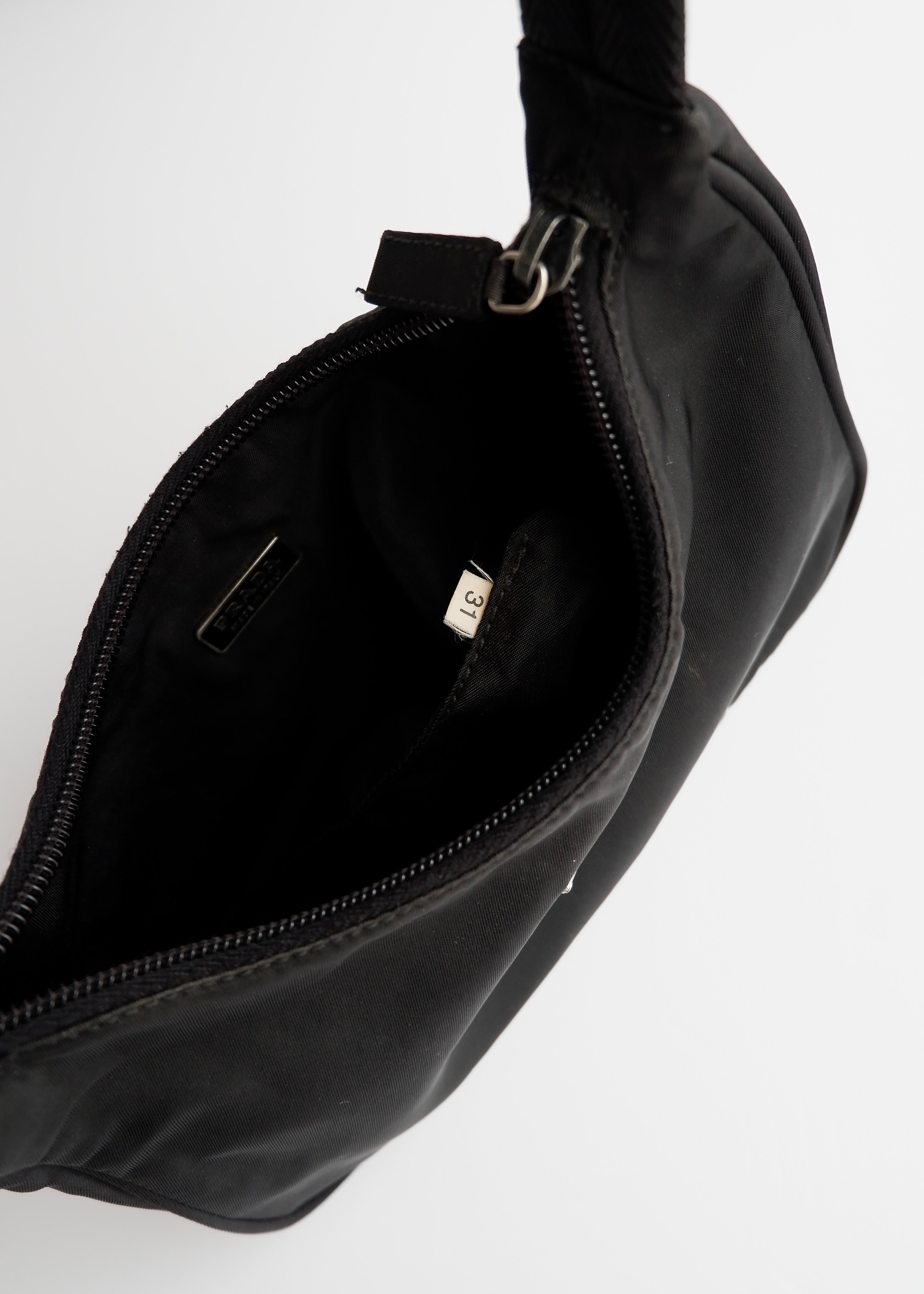 Authentic Preowned Prada Black Nylon Shoulder Bag