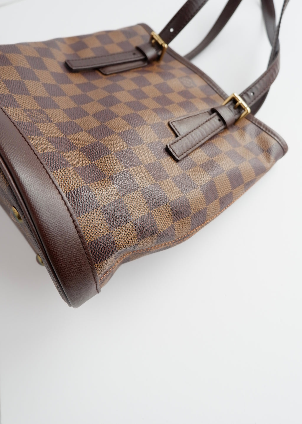 Authentic Preowned Louis Vuitton Damier Ebene Marais Bucket Bag