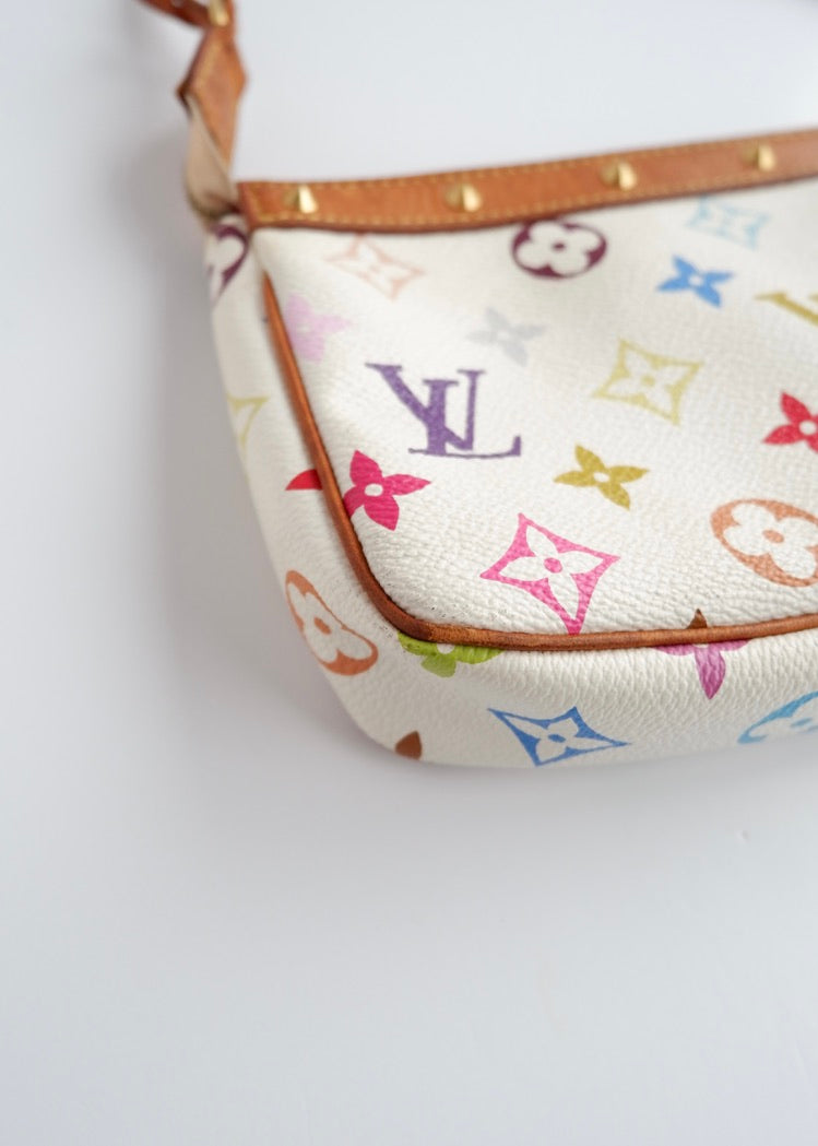 Authentic Preowned Louis Vuitton Monogram Multi-Color Pochette Accessories