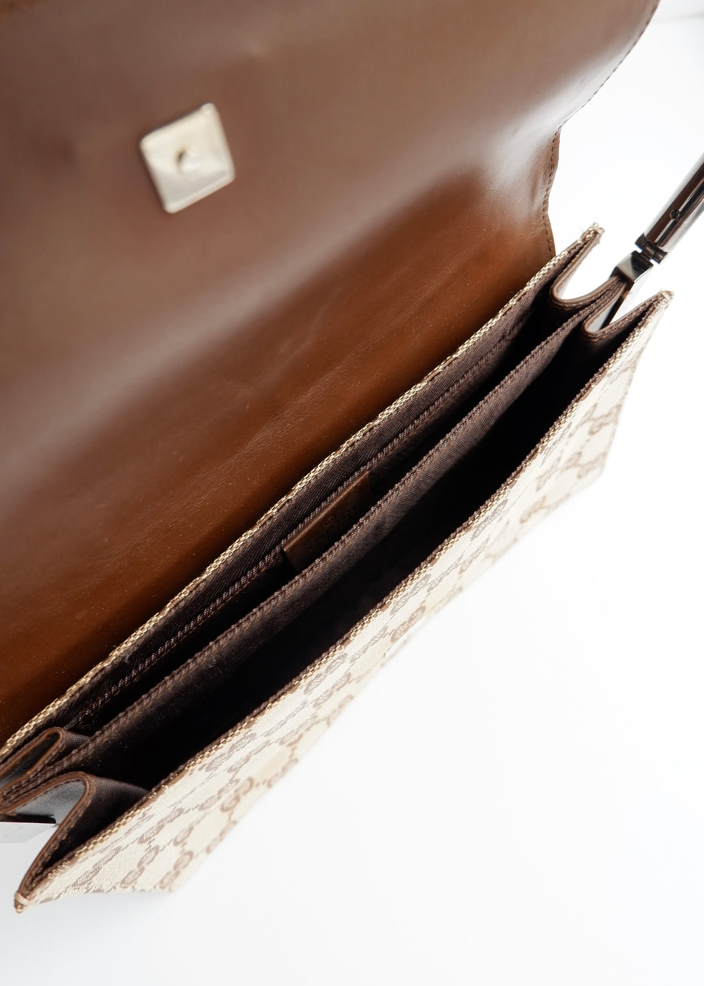 Authentic Preowned Gucci Brown GG Canvas Shoulder Bag