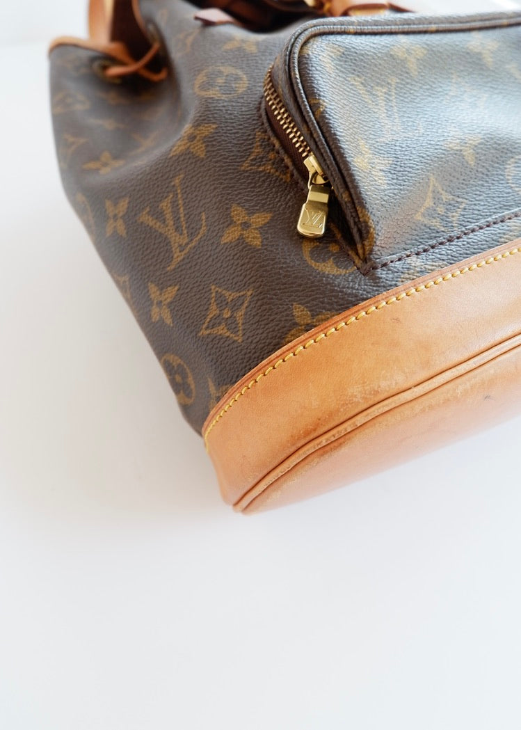 Preowned Vintage Louis Vuitton Monogram Montsouris MM Backpack