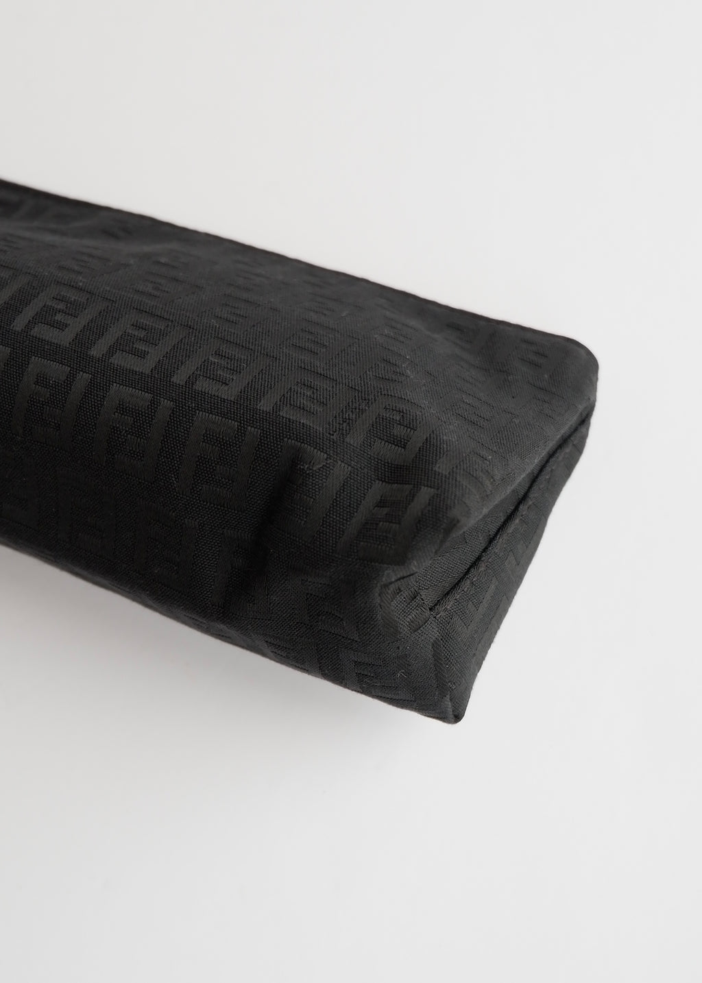 Authentic Preowned Fendi Black Canvas Zucchino Pouch