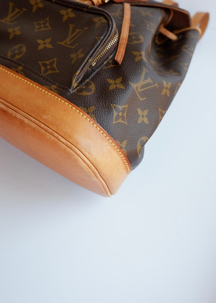 Preowned Vintage Louis Vuitton Monogram Montsouris MM Backpack