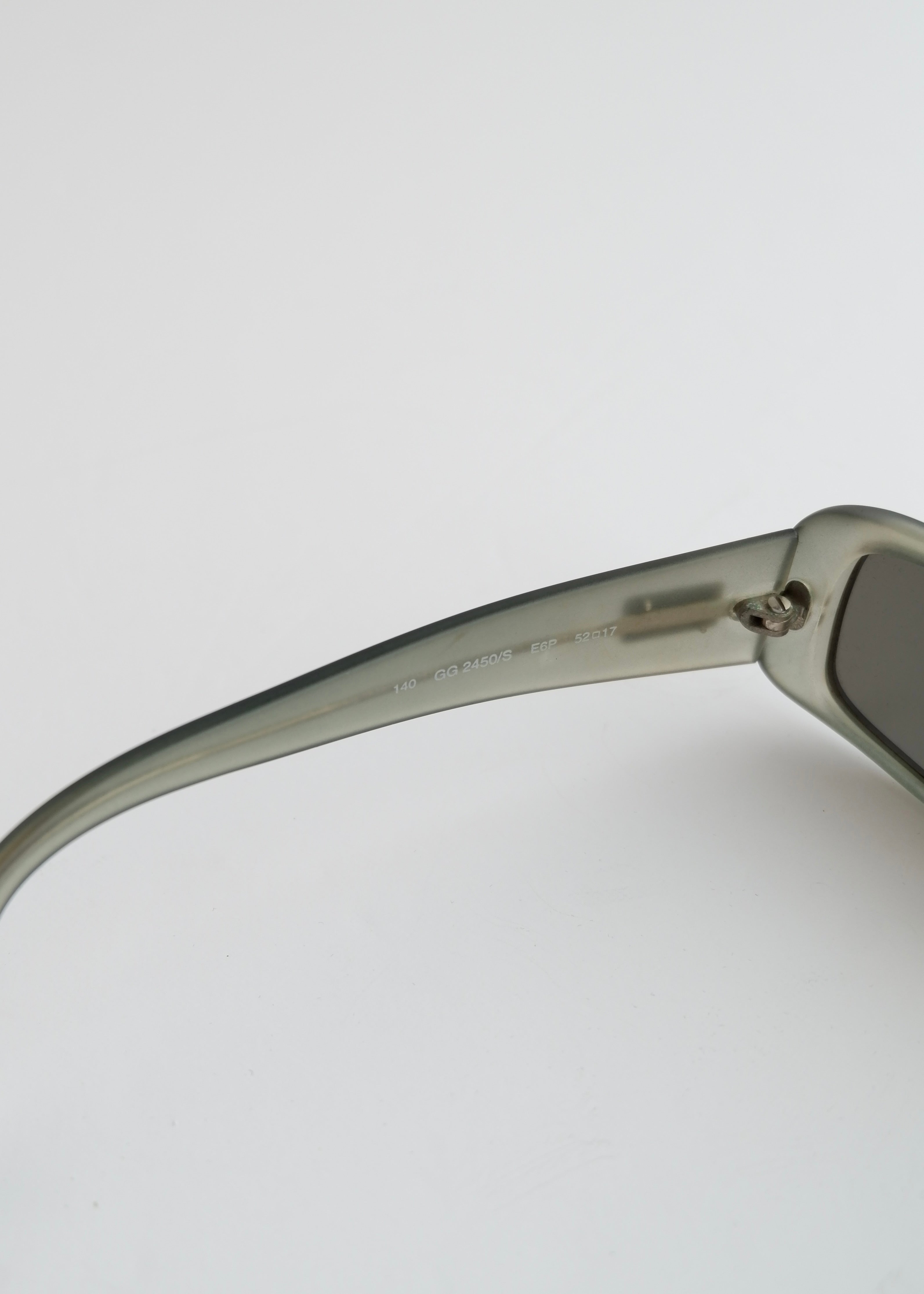 Authentic Preowned Gucci Grey Acetate Square Frame Sunglasses