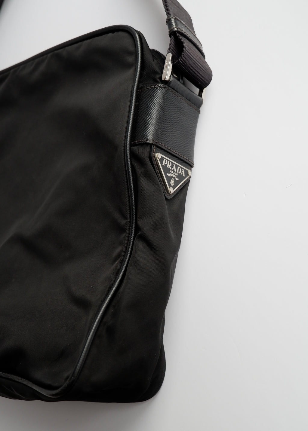 Authentic Preowned Prada Black Nylon Crossbody Bag