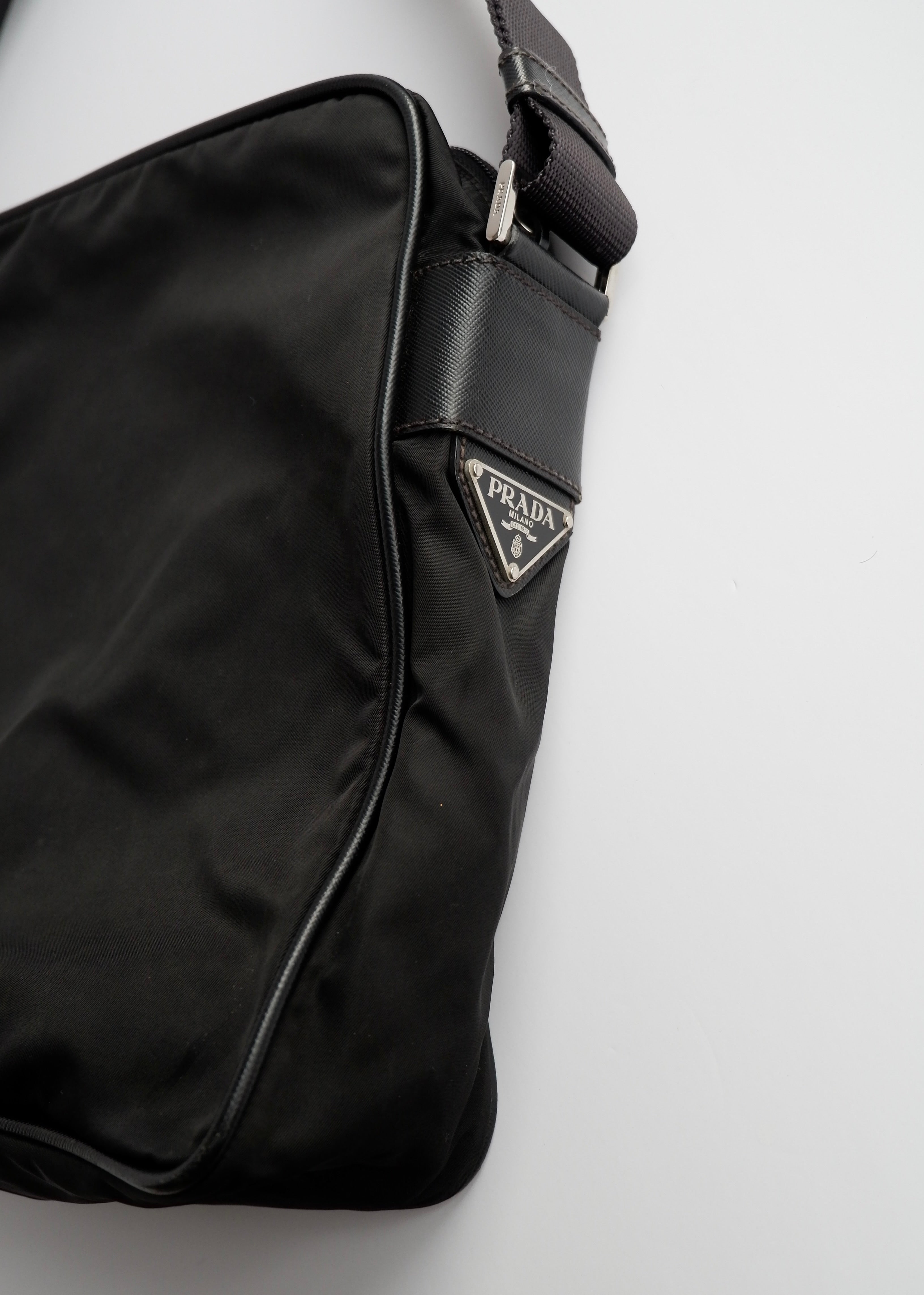 Authentic Preowned Prada Black Nylon Crossbody Bag