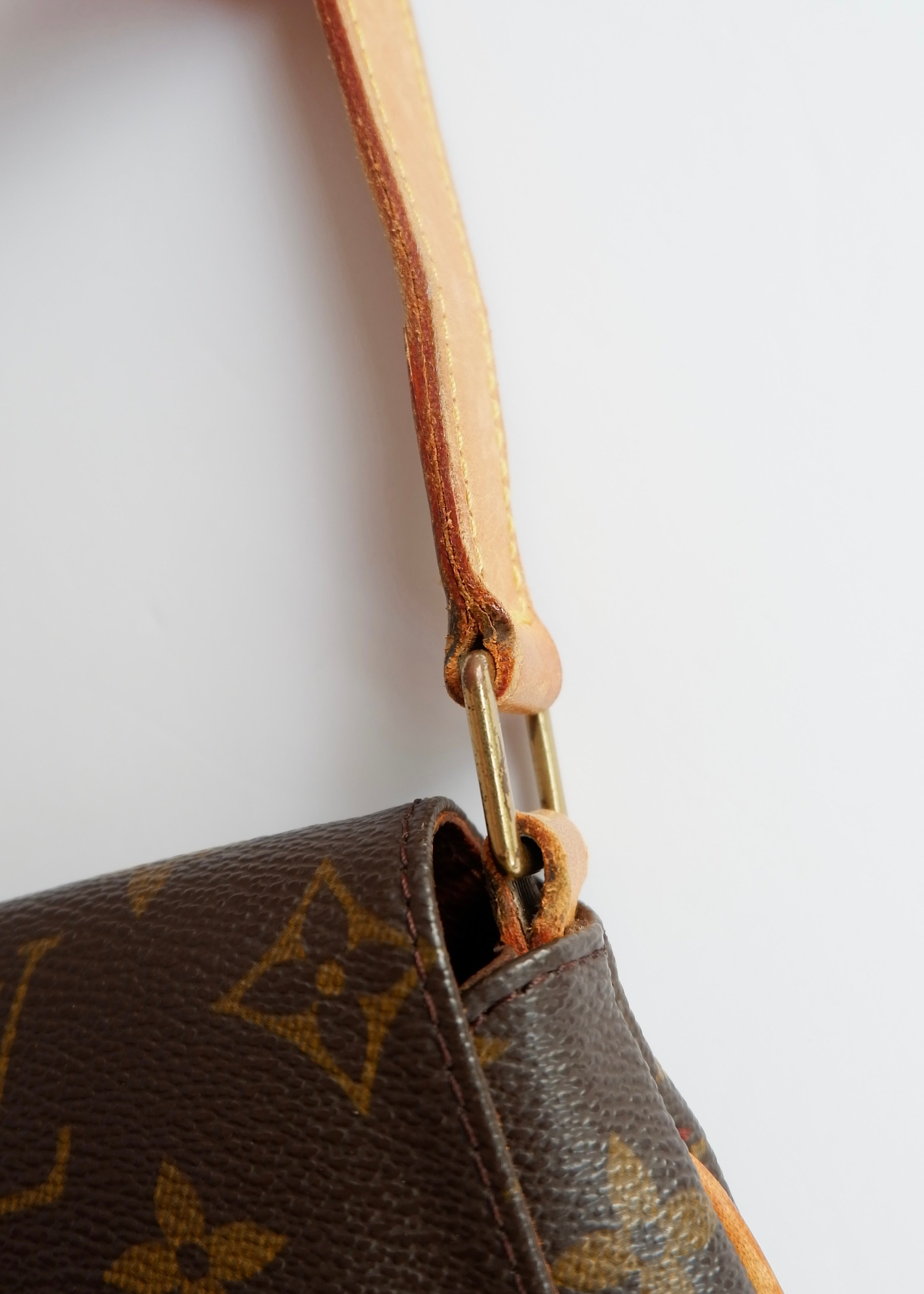 Preowned Louis Vuitton Brown Monogram Musette Tango Salsa Shoulder Bag