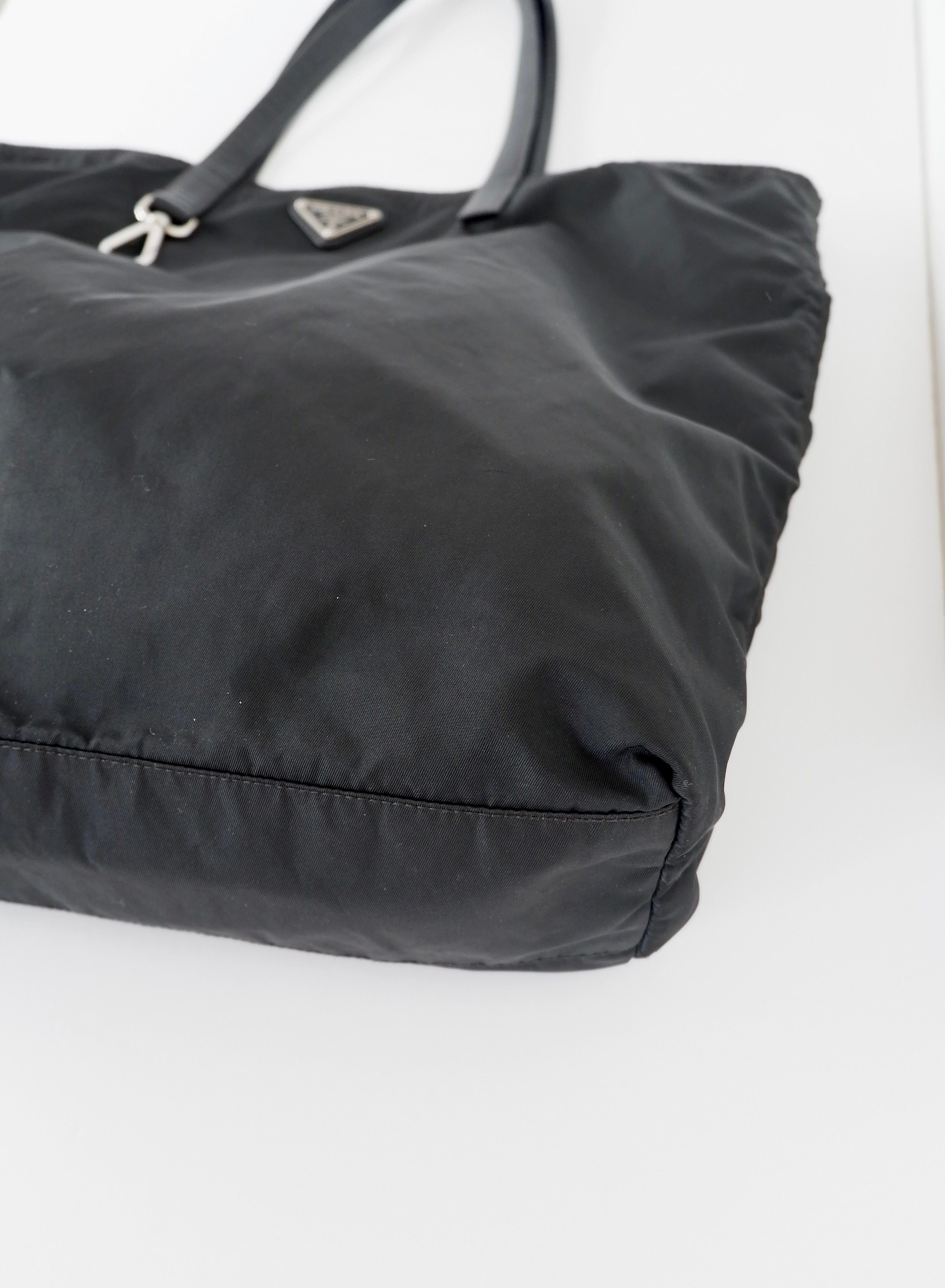 Authentic Preowned Prada Black Nylon Tote Bag