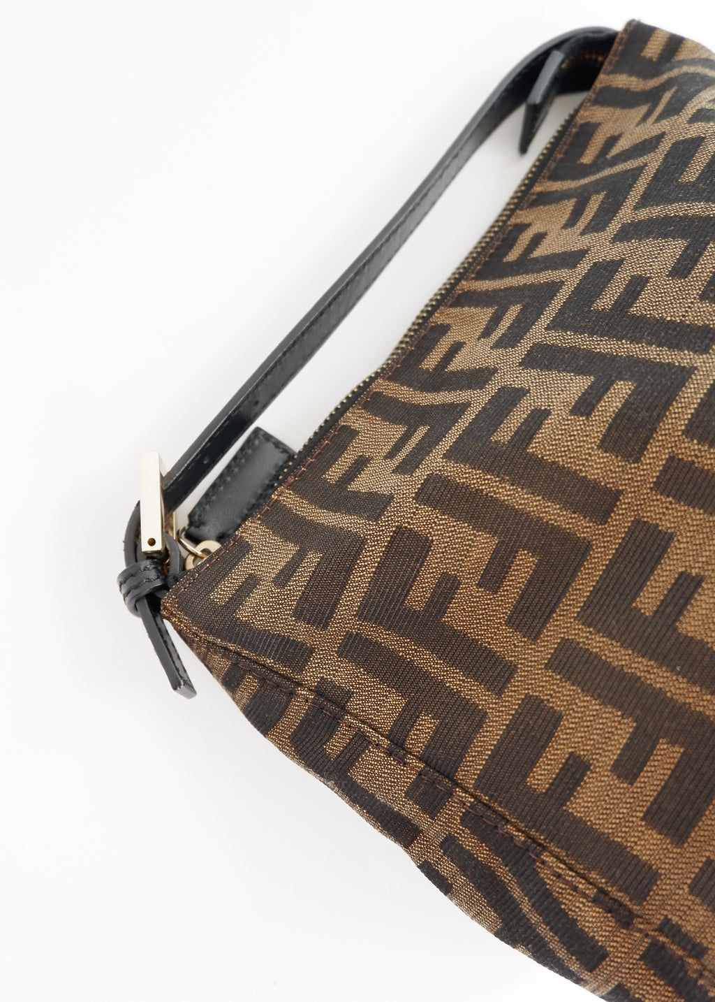 Preowned Fendi Zucca Print Micro Handbag