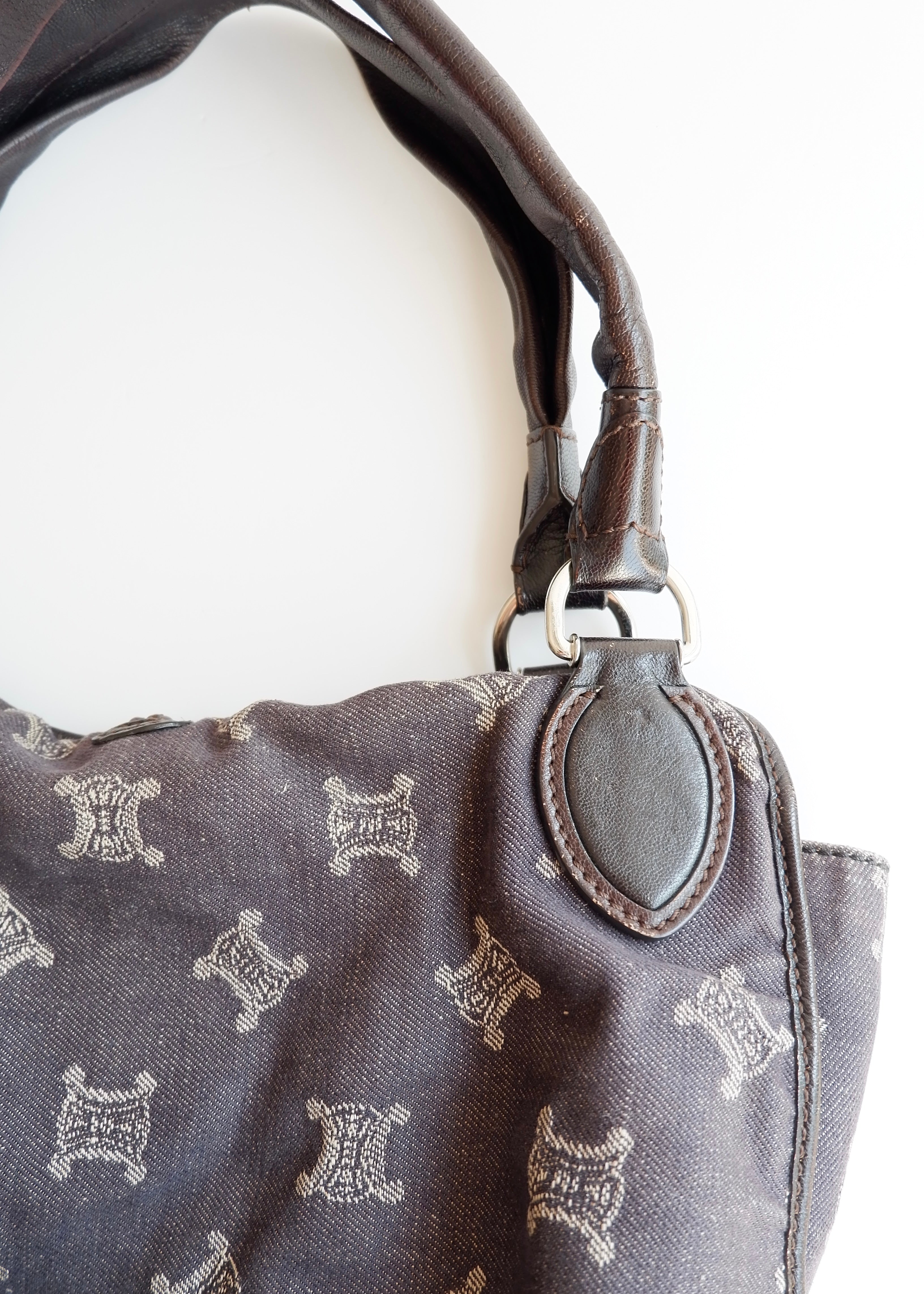 Authentic Preowned Celine Denim Hobo Shoulder Bag