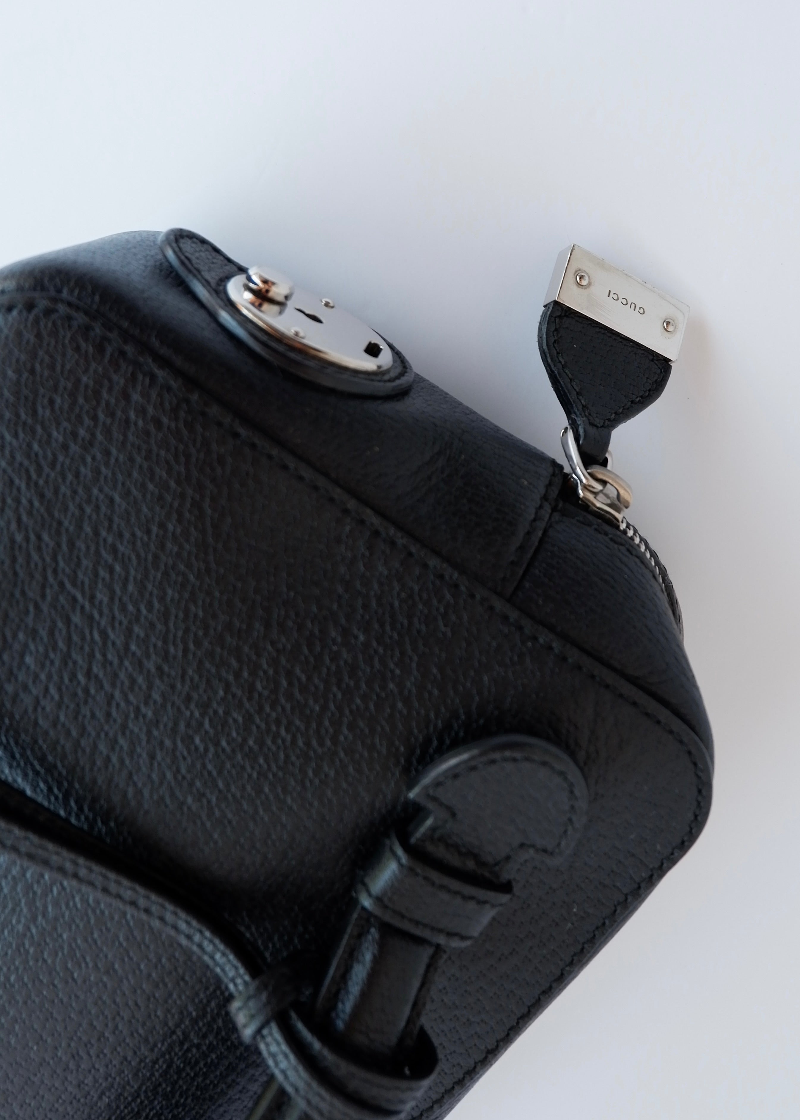 Authentic Preowned Gucci Black Leather Clutch