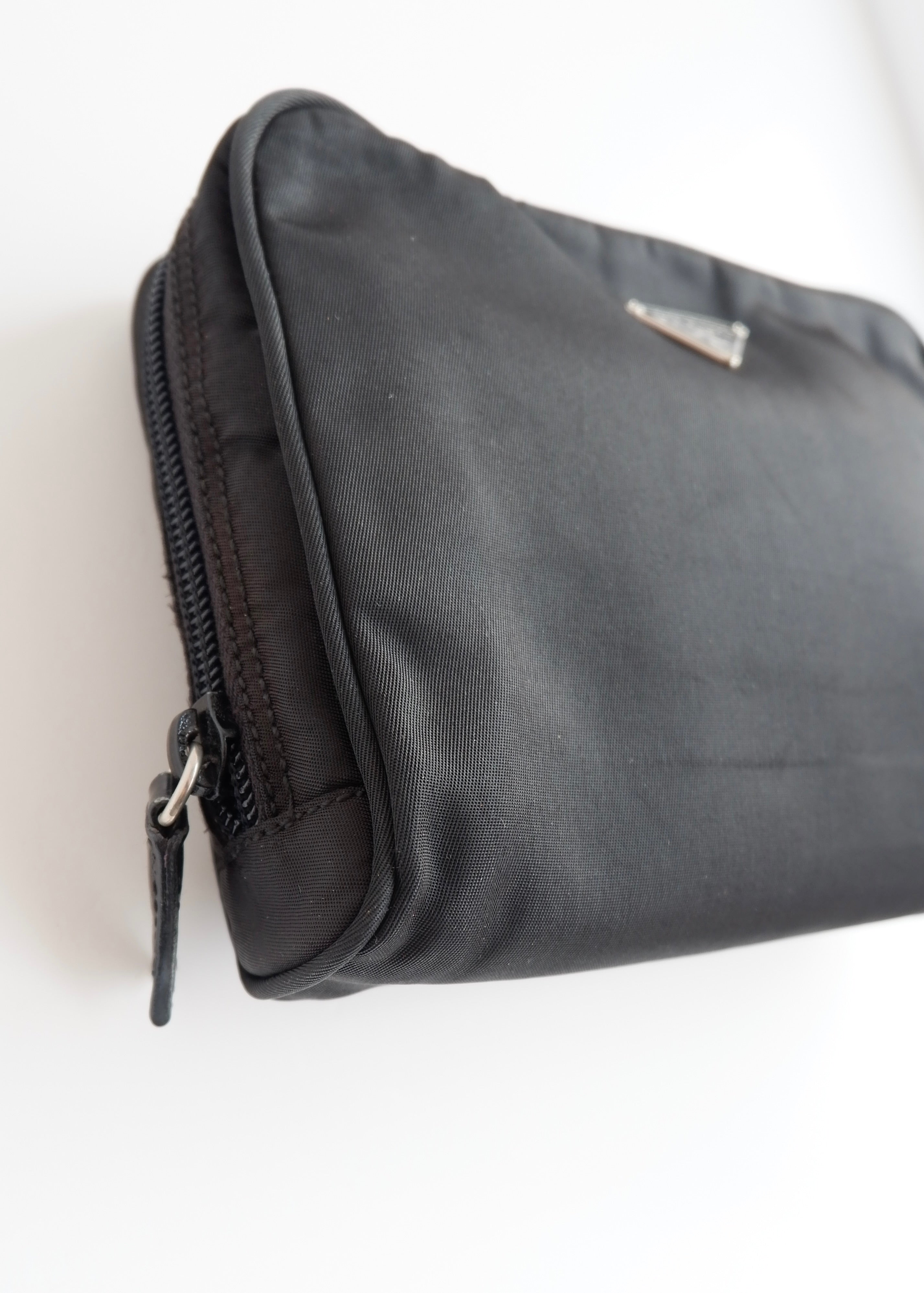 Authentic Preowned Prada Black Nylon Pouch