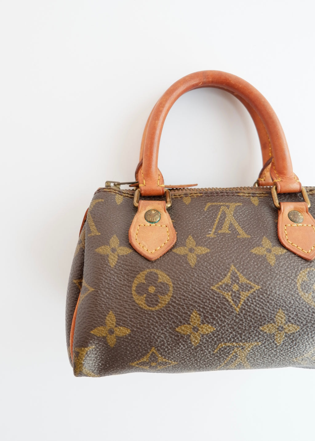 Authentic Preowned Vintage Louis Vuitton Monongram Nano Speedy (with strap)