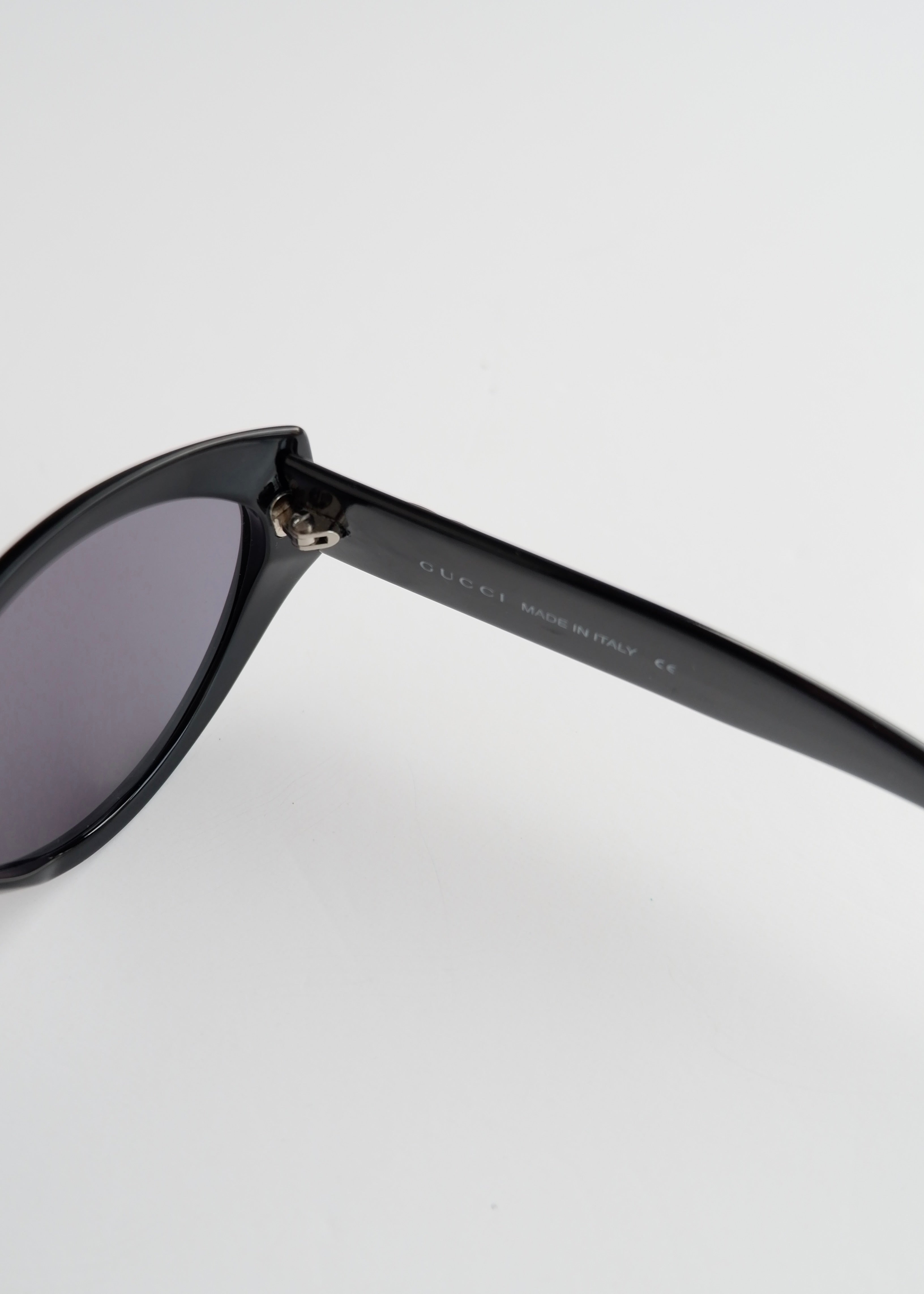 Authentic Preowned Gucci Black Cat Eye Sunglasses