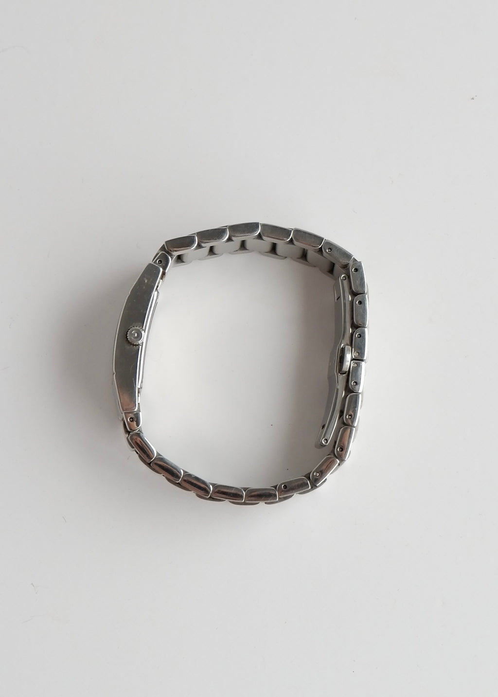 Authentic Preowned Vintage Gucci Silver Stainless  Steel Square Face Watch