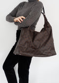 Authentic Preowned Gucci Brown GG Nylon Extra Large Hobo Bag