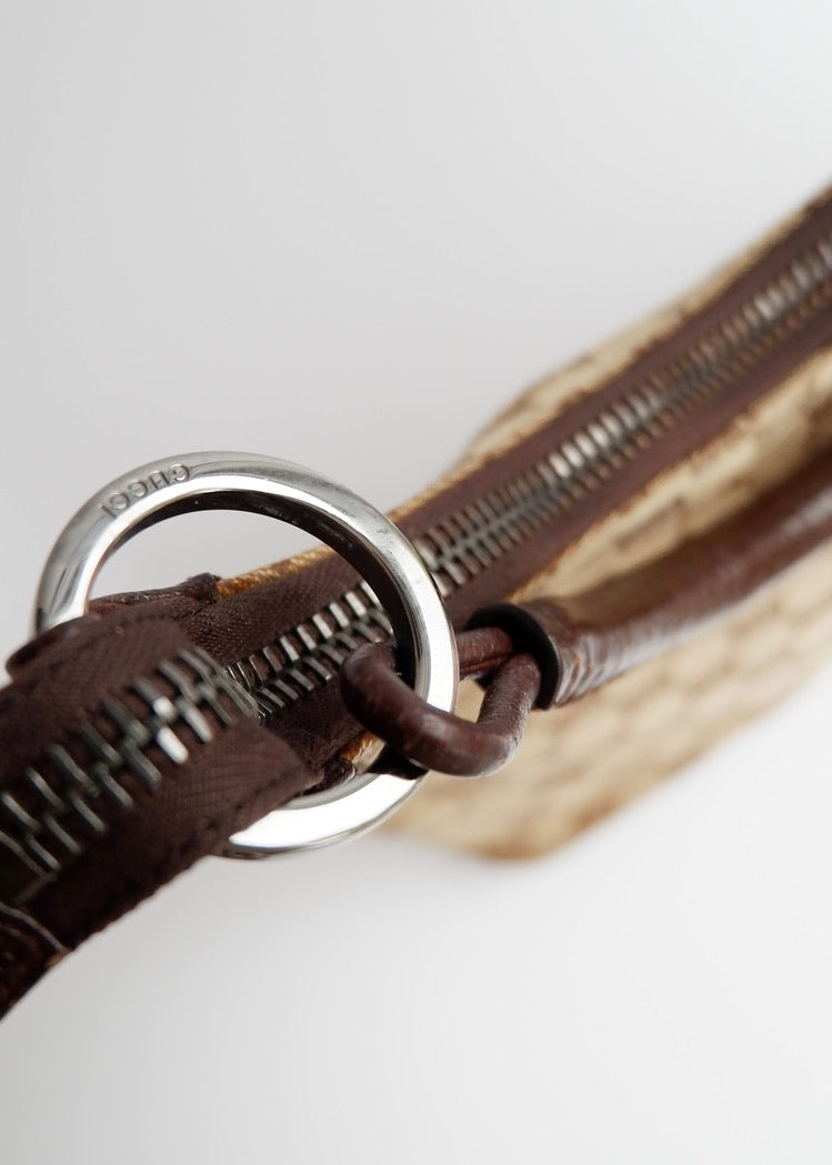 Authentic Preowned Gucci Brown GG Canvas Hobo Shoulder Bag