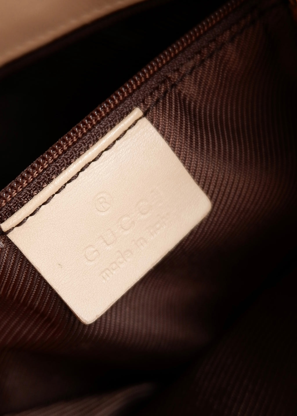 Authentic Preowned Gucci Light Beige GG Canvas Shoulder Tote