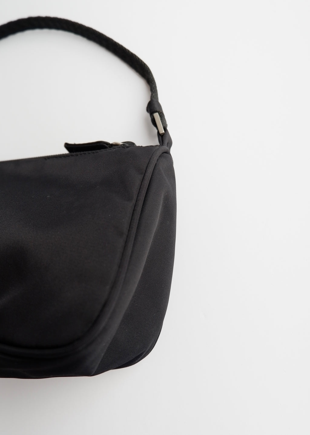 Authentic Preowned Prada Black Nylon Pochette/Shoulder Bag