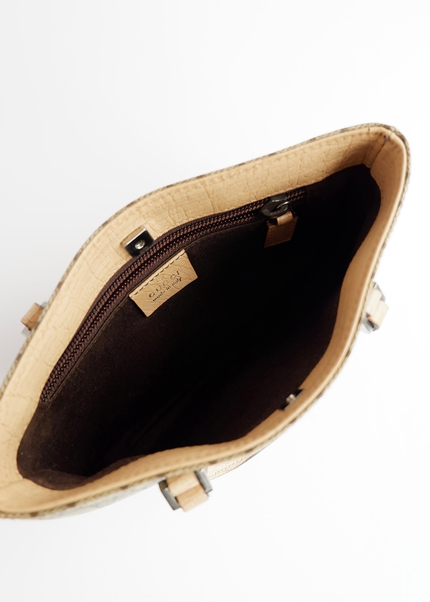 Authentic Preowned Gucci Beige GG Canvas Mini Handbag