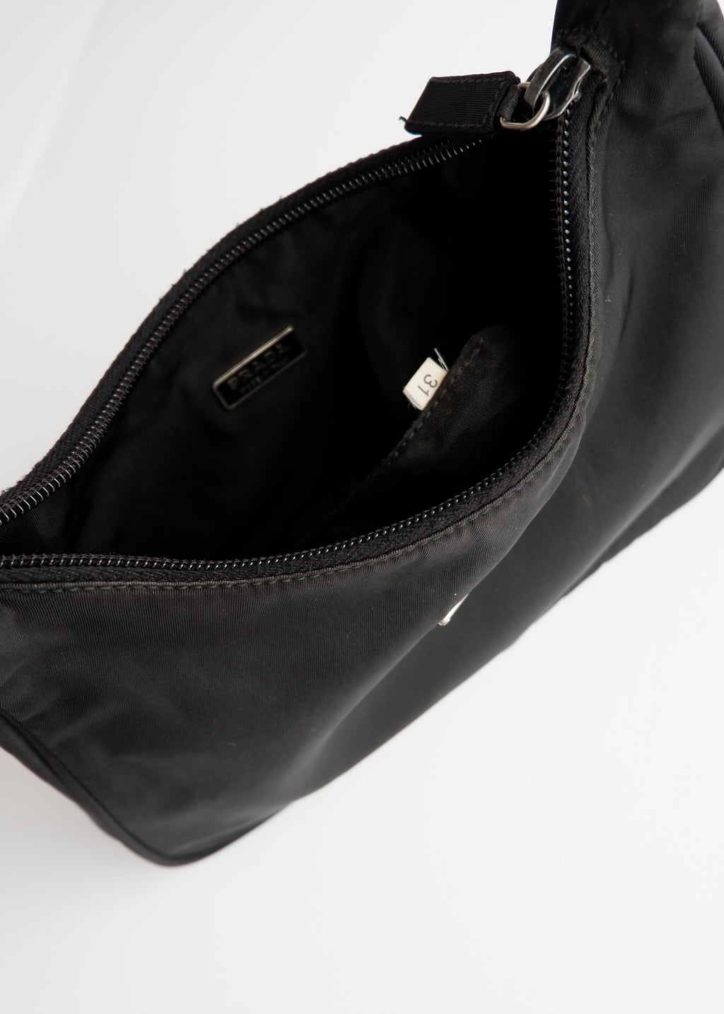 Authentic Preowned Prada Black Nylon Shoulder Bag