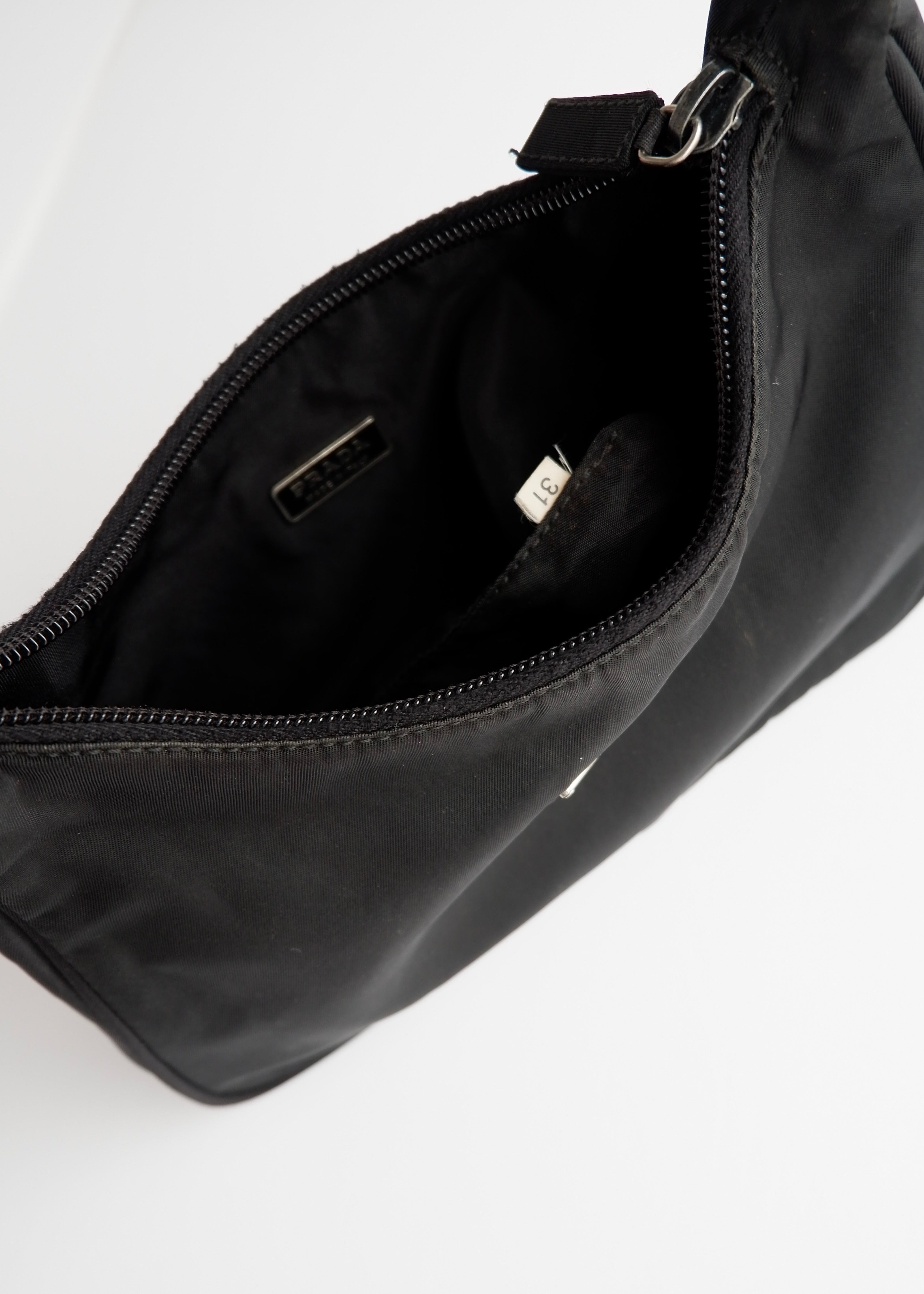 Authentic Preowned Prada Black Nylon Shoulder Bag