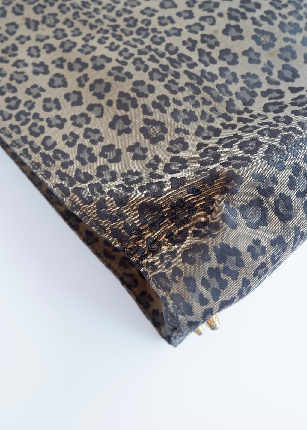 Authentic Preowned Vintage Fendi Animal Print Tote