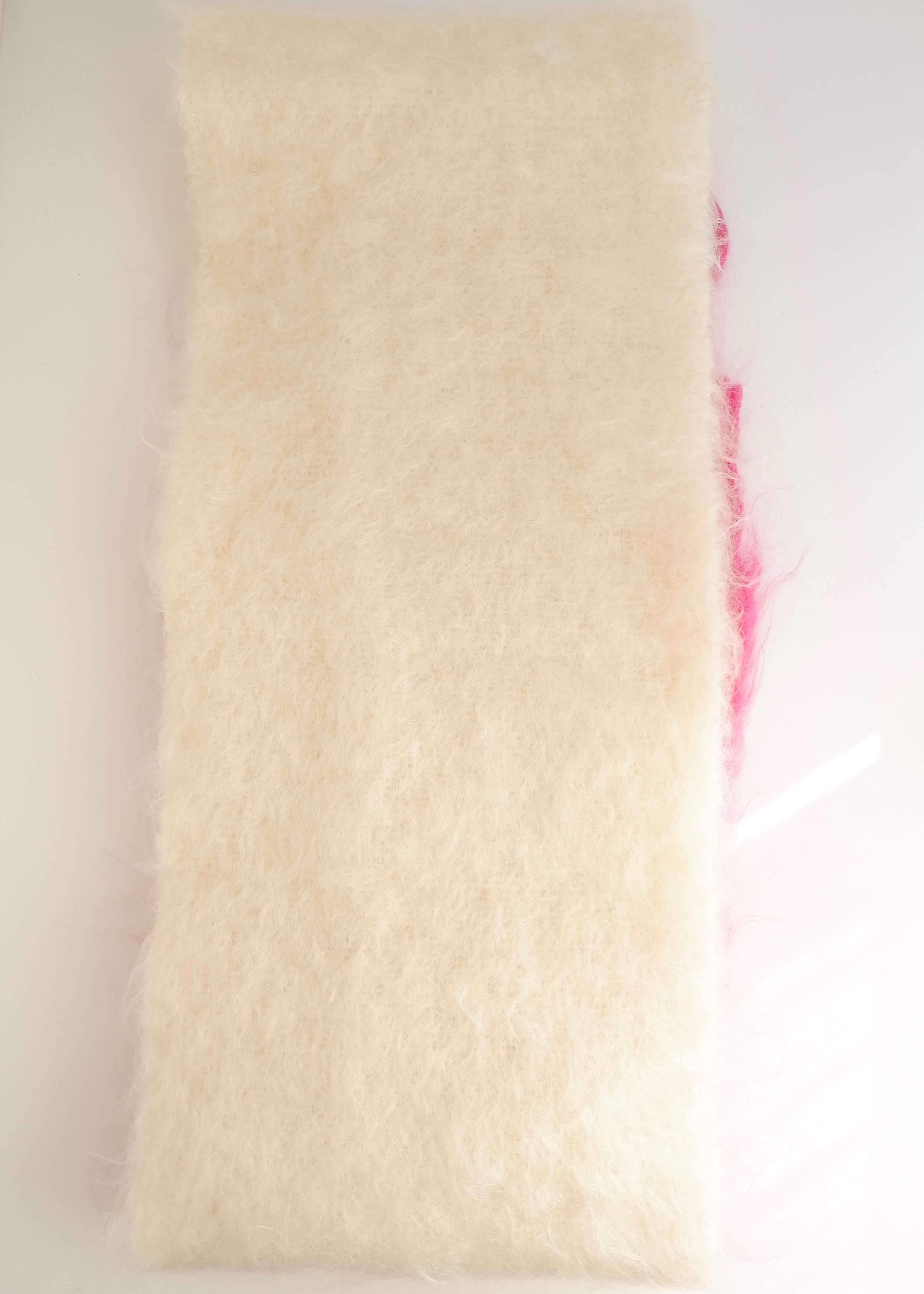 Authentic Preowned Loewe Pink Mohair Scarf