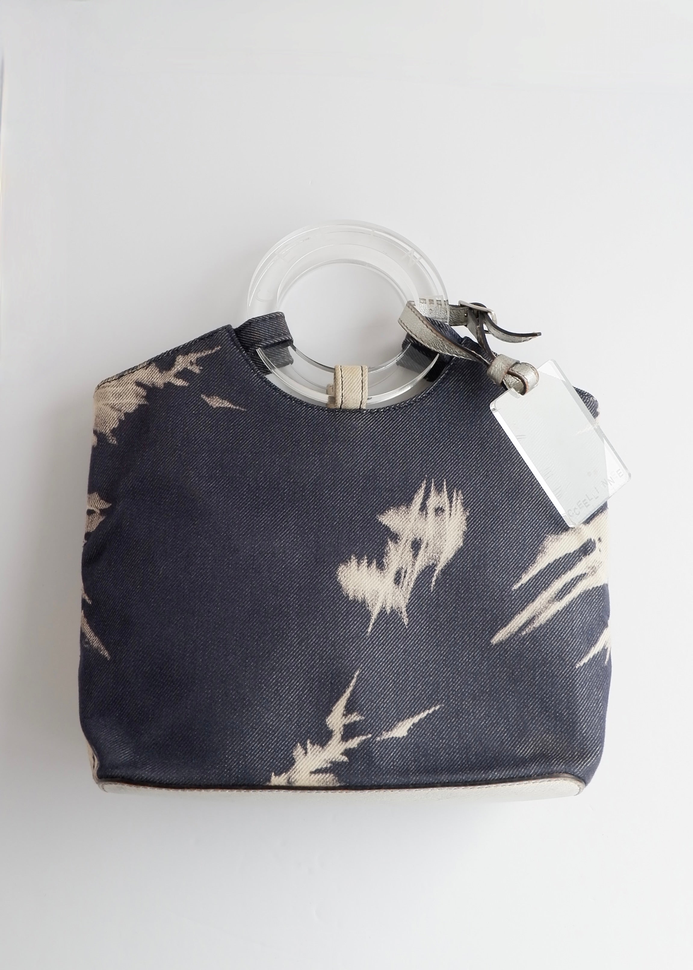 Sac à main Céline vintage authentique en jean, d'occasion