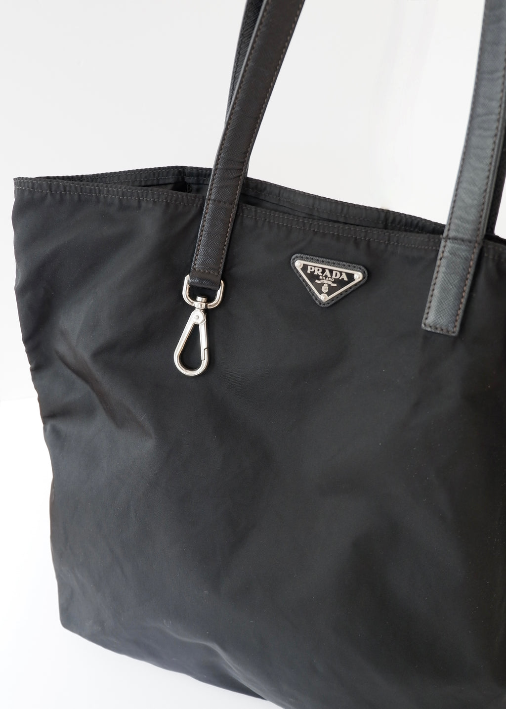 Authentic Preowned Prada Black Nylon Tote Bag