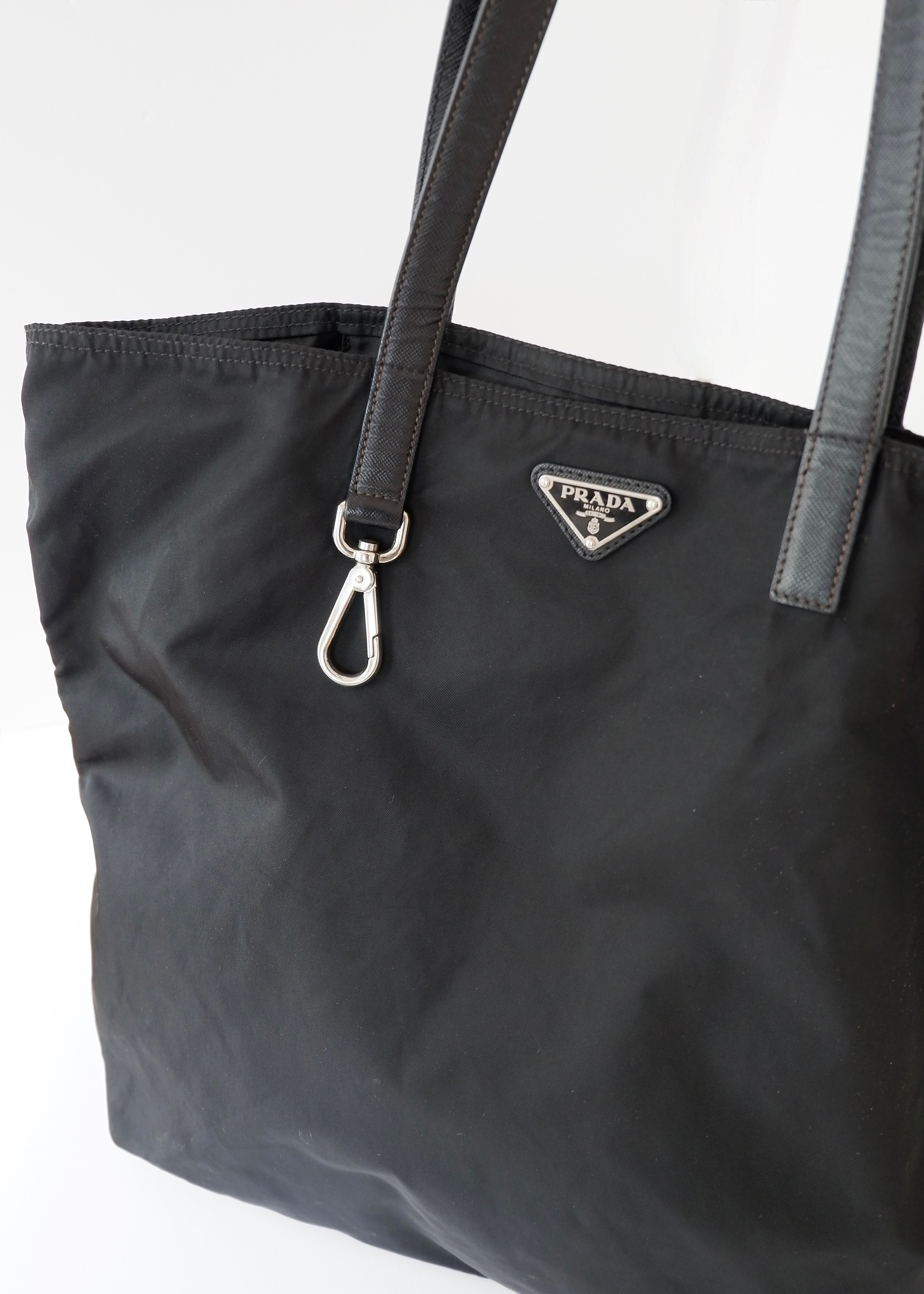Authentic Preowned Prada Black Nylon Tote Bag