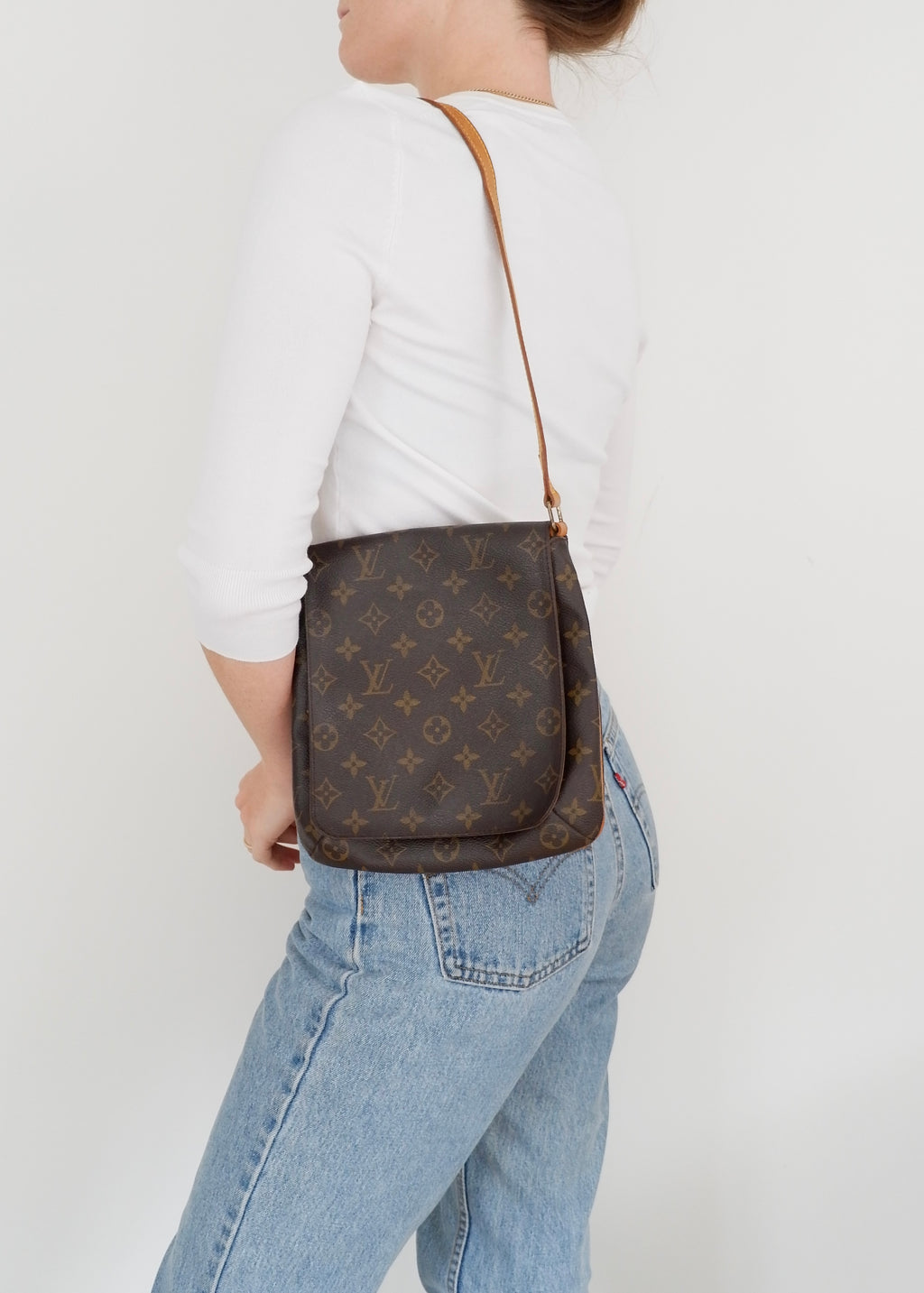 Authentic Preowned Louis Vuitton Monogram Musette Tango Shoulder Bag