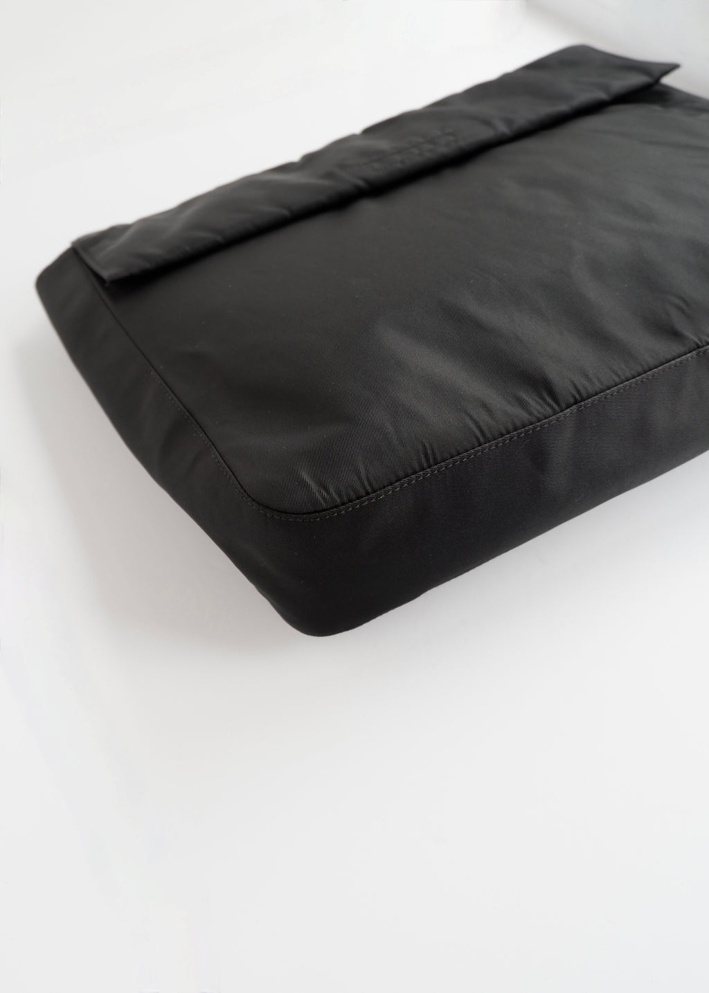 Preowned Prada Black Nylon Large Pouch/ Clutch