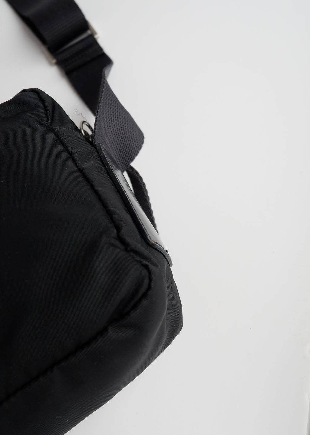 Authentic Preowned Prada Black Nylon Crossbody Bag