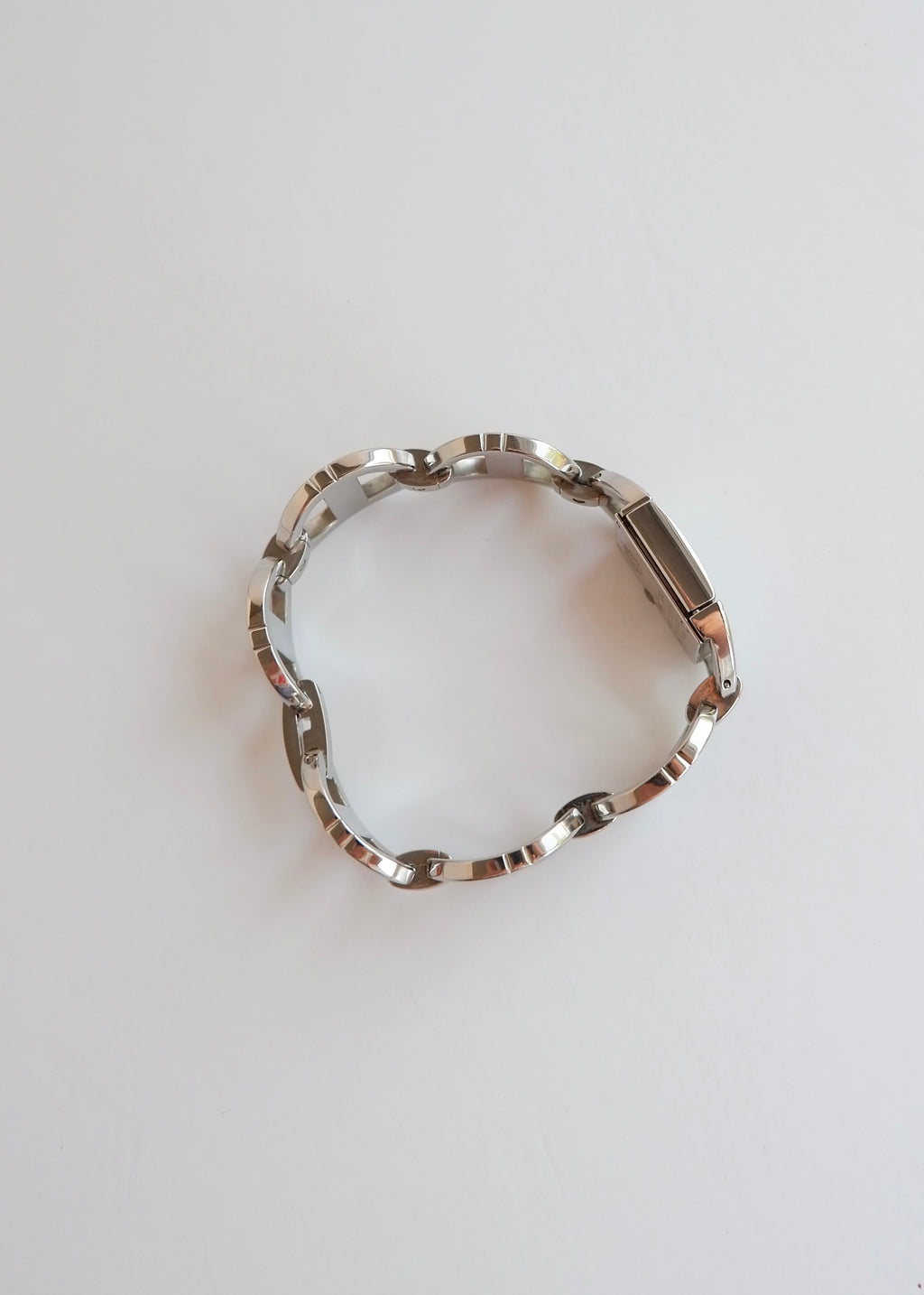 Preowned Vintage Christian Dior Silver Stainless Steel Bracelet Watch