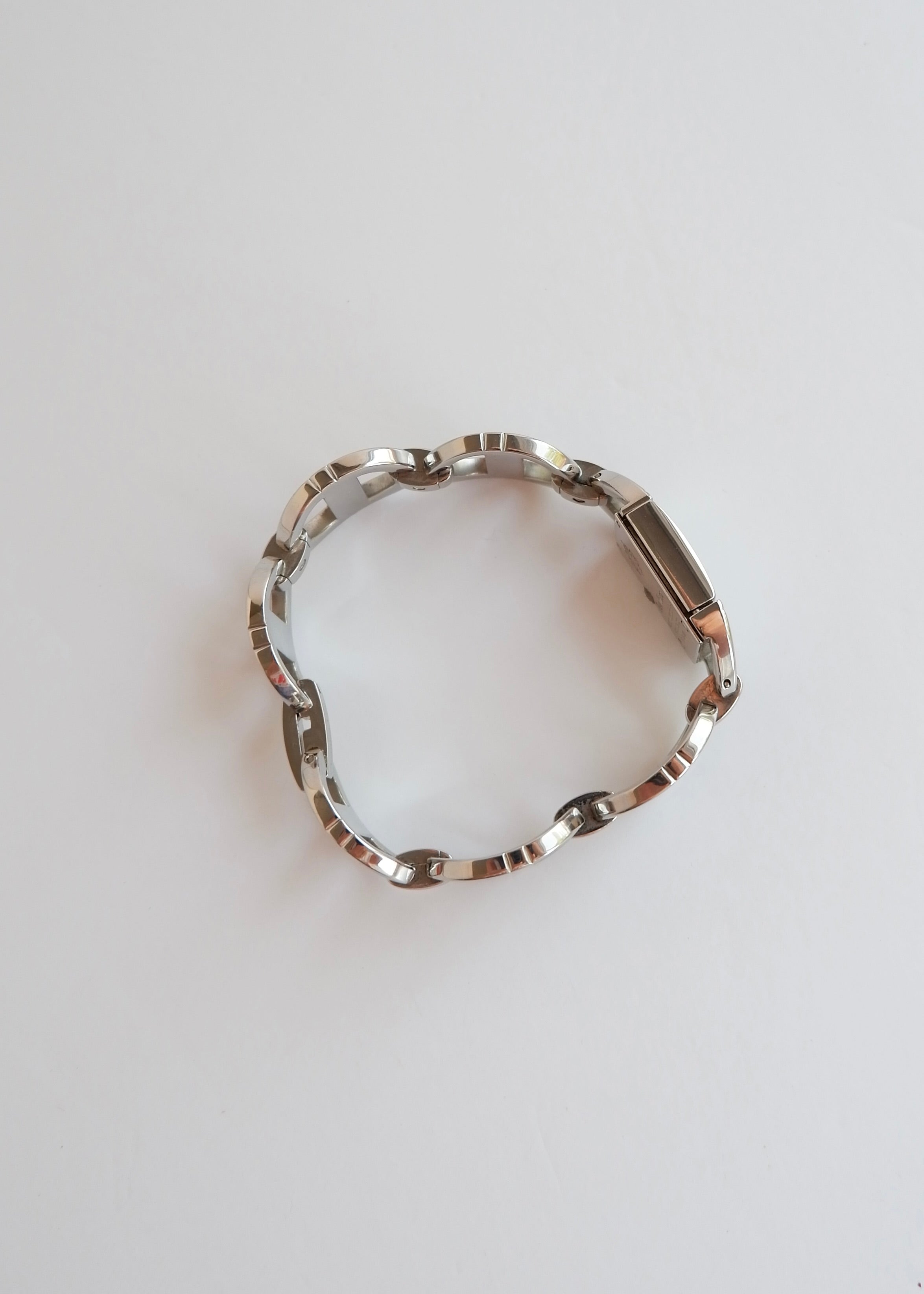 Preowned Vintage Christian Dior Silver Stainless Steel Bracelet Watch