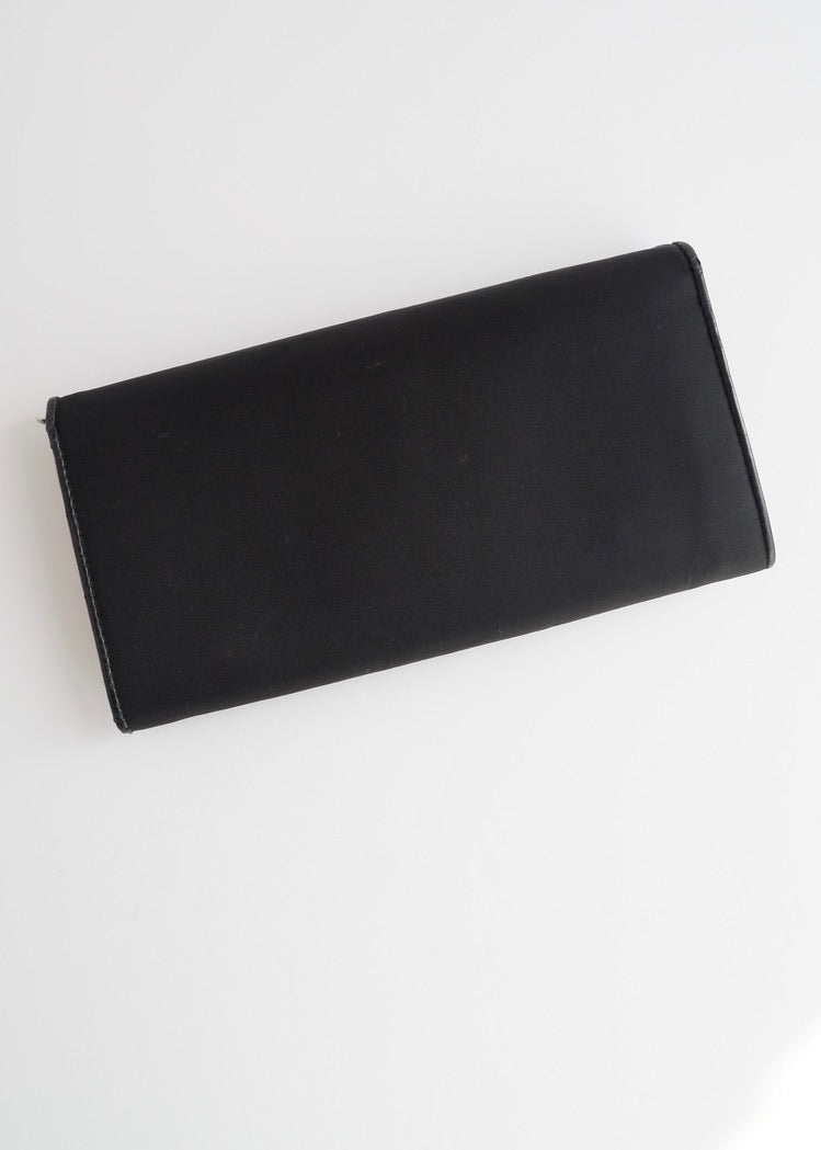 Authentique WOC Prada en nylon/cuir noir d'occasion