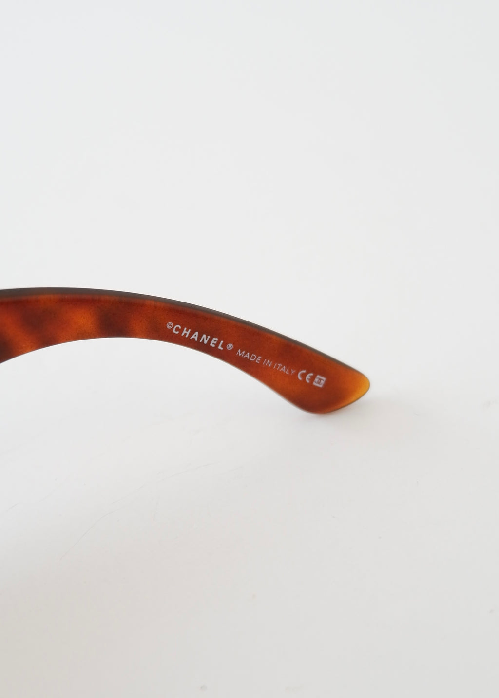 Authentic Preowned Chanel Brown Tortoise Square Frame CC Logo Sunglasses
