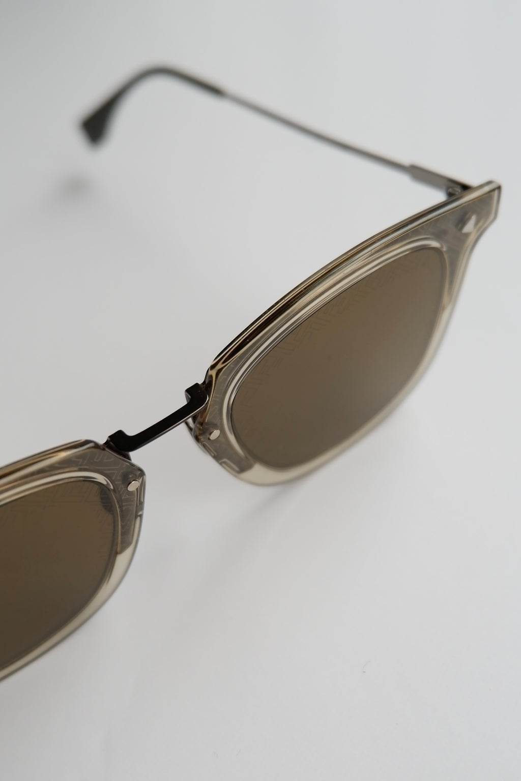 Authentic Preowned Fendi Grey Zucca Print Sunglasses