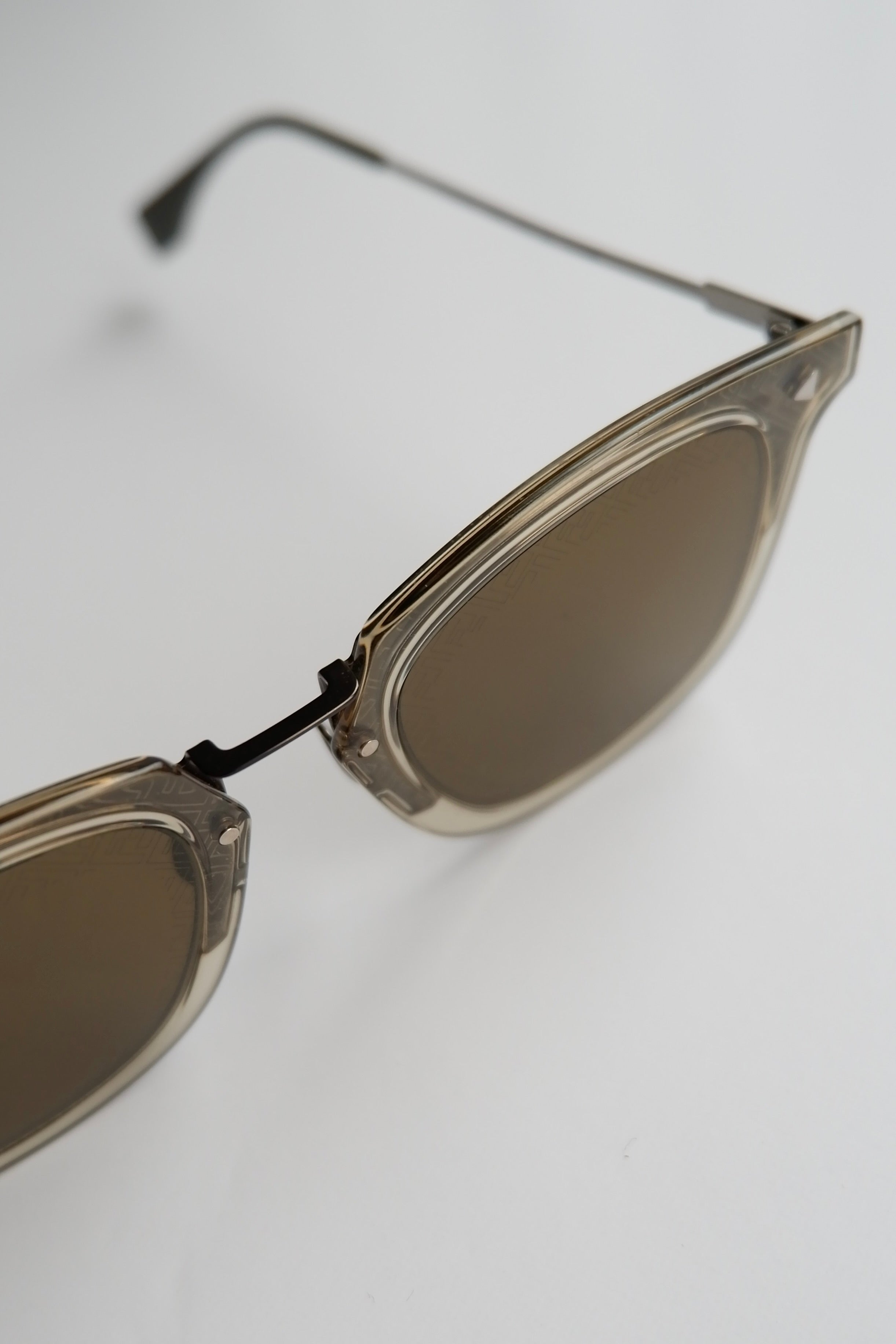 Authentic Preowned Fendi Grey Zucca Print Sunglasses