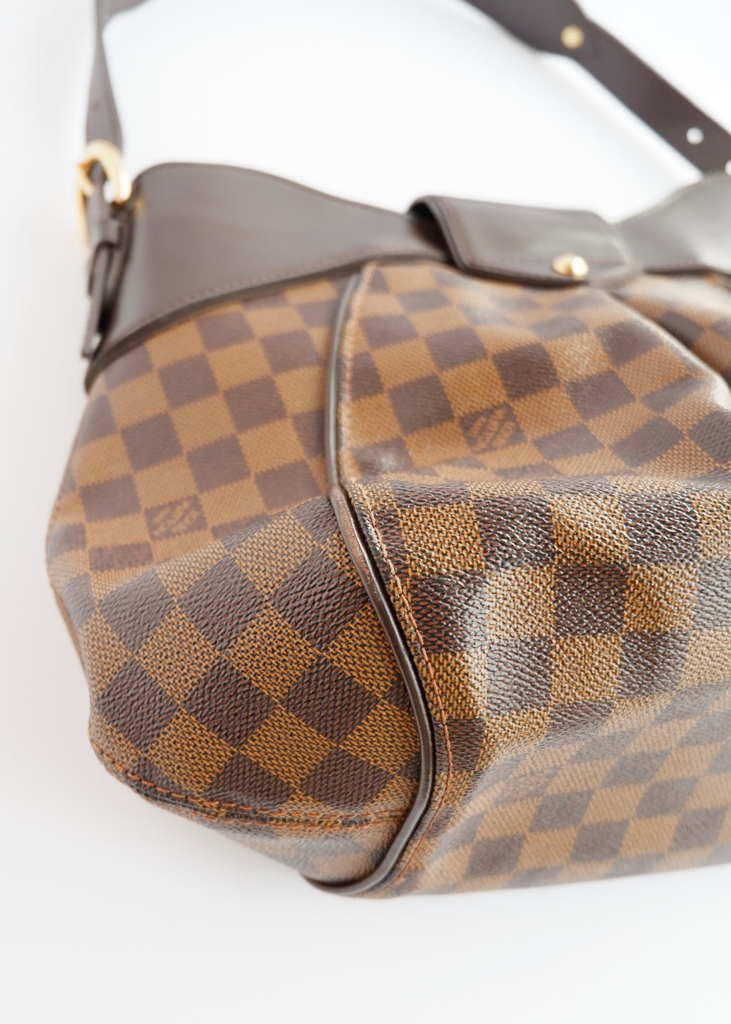 Authentic Preowned Louis Vuitton Damier Ebene Sistina MM Shoulder Bag