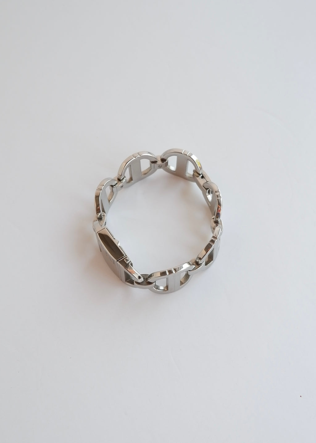 Preowned Vintage Christian Dior Silver Stainless Steel Bracelet Watch