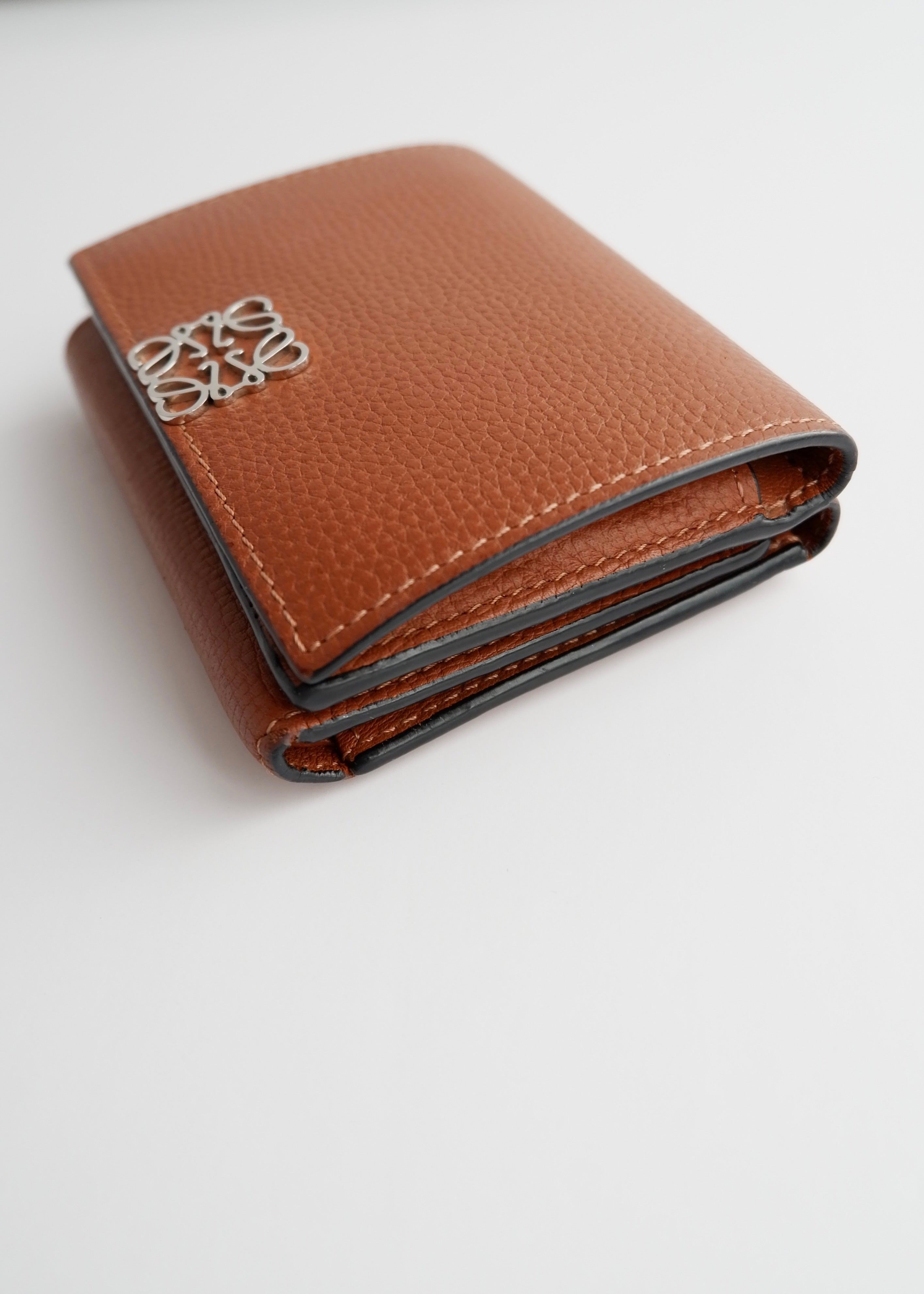 Authentic Preowned Loewe Brown Leather Bi-Fold Wallet