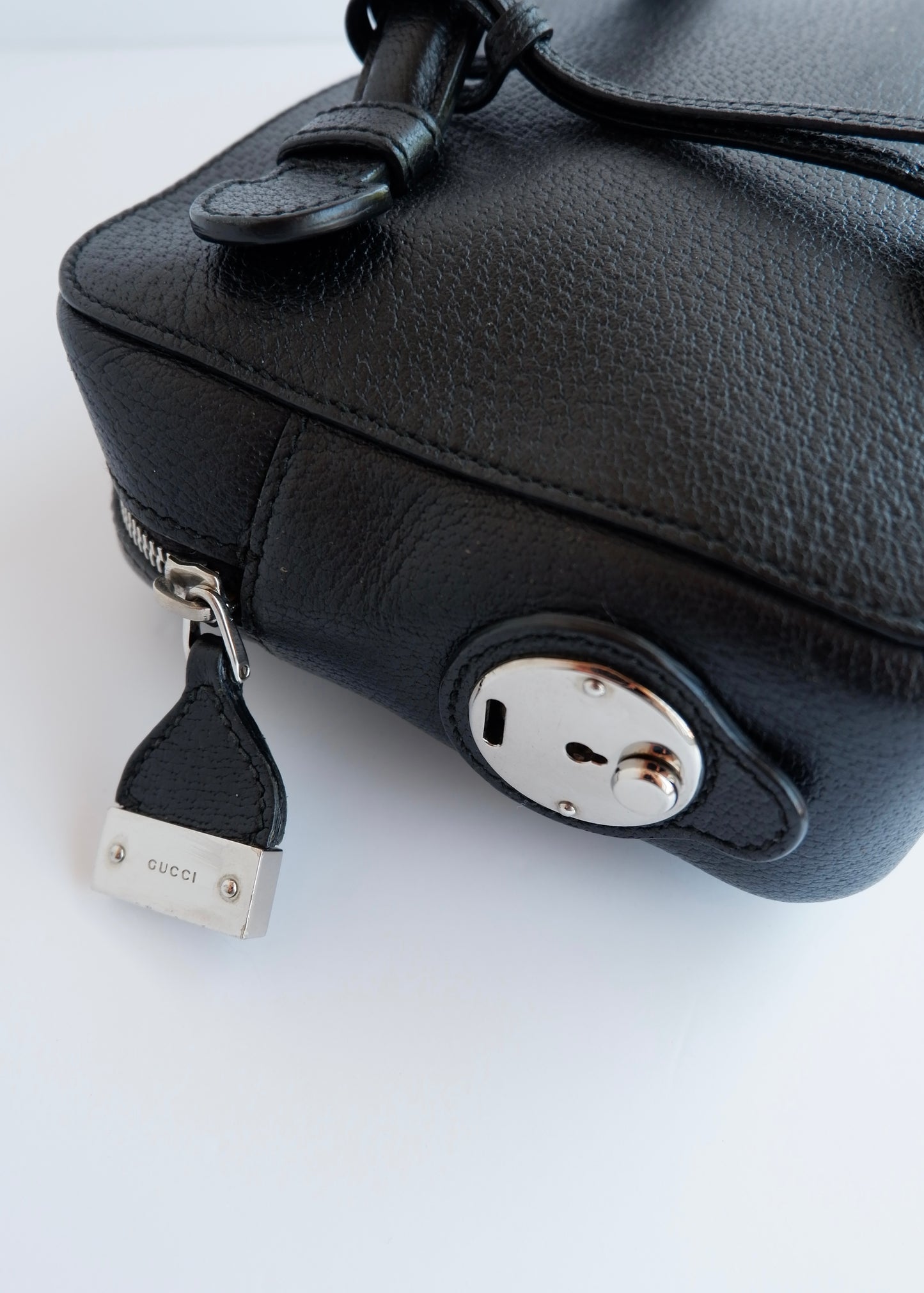 Authentic Preowned Gucci Black Leather Clutch