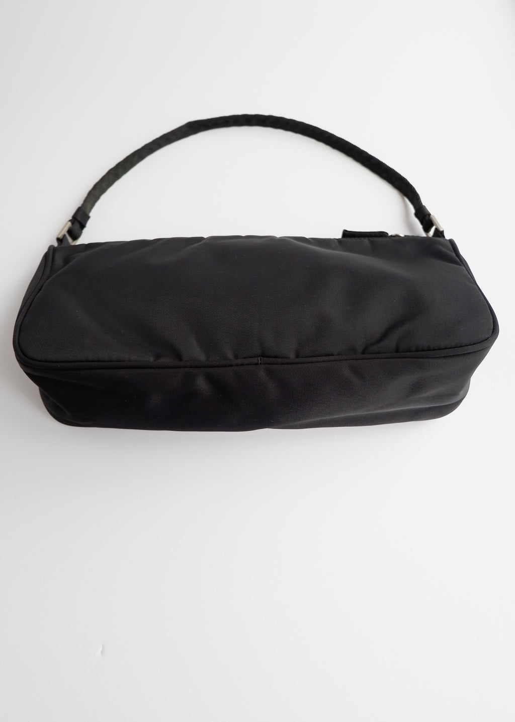 Authentic Preowned Prada Black Nylon Pochette/Shoulder Bag