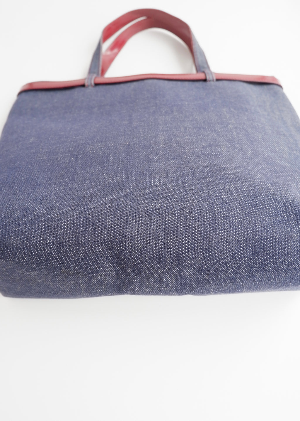 Authentic Preowned Vintage Burberry Novacheck Denim Pocket Tote