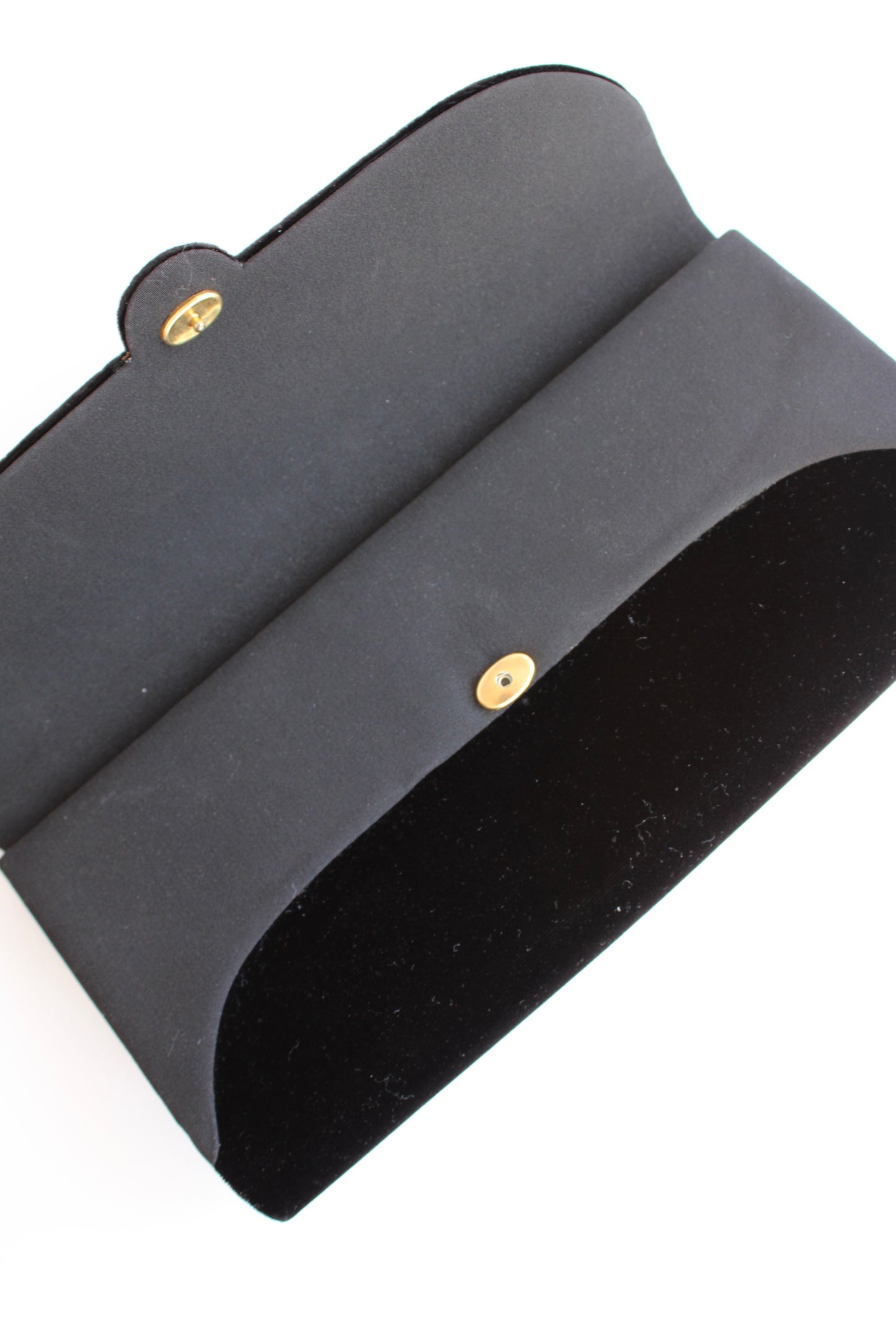 Authentic Preowned Vintage Gucci Black Velvet Clutch
